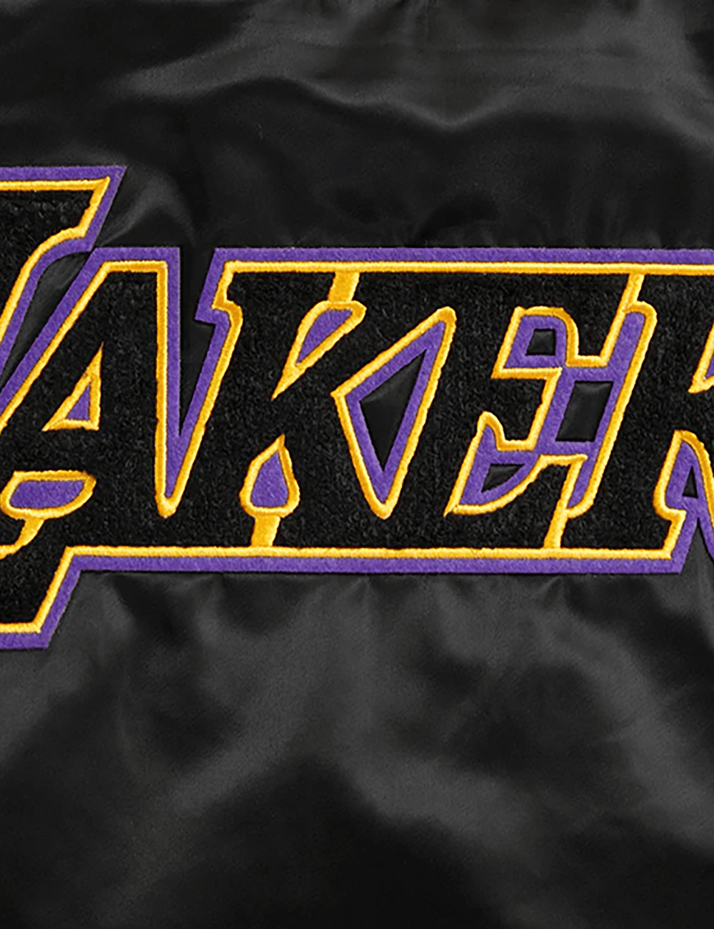 Pro Standard Jackets Los Angeles Lakers Pro Standard NBA Retro Classic Lightweight Satin Jacket