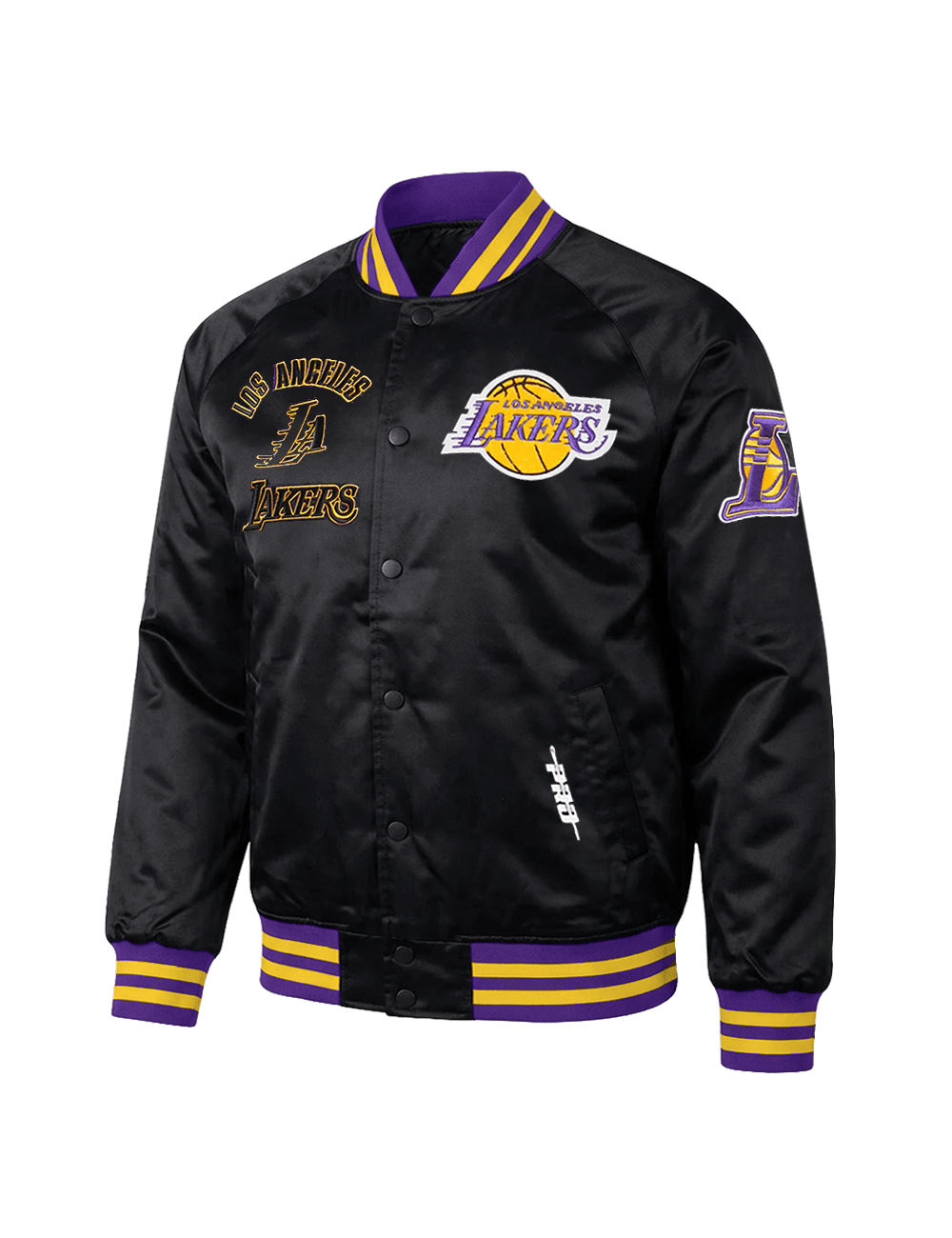 Pro Standard Jackets Los Angeles Lakers Pro Standard NBA Retro Classic Lightweight Satin Jacket