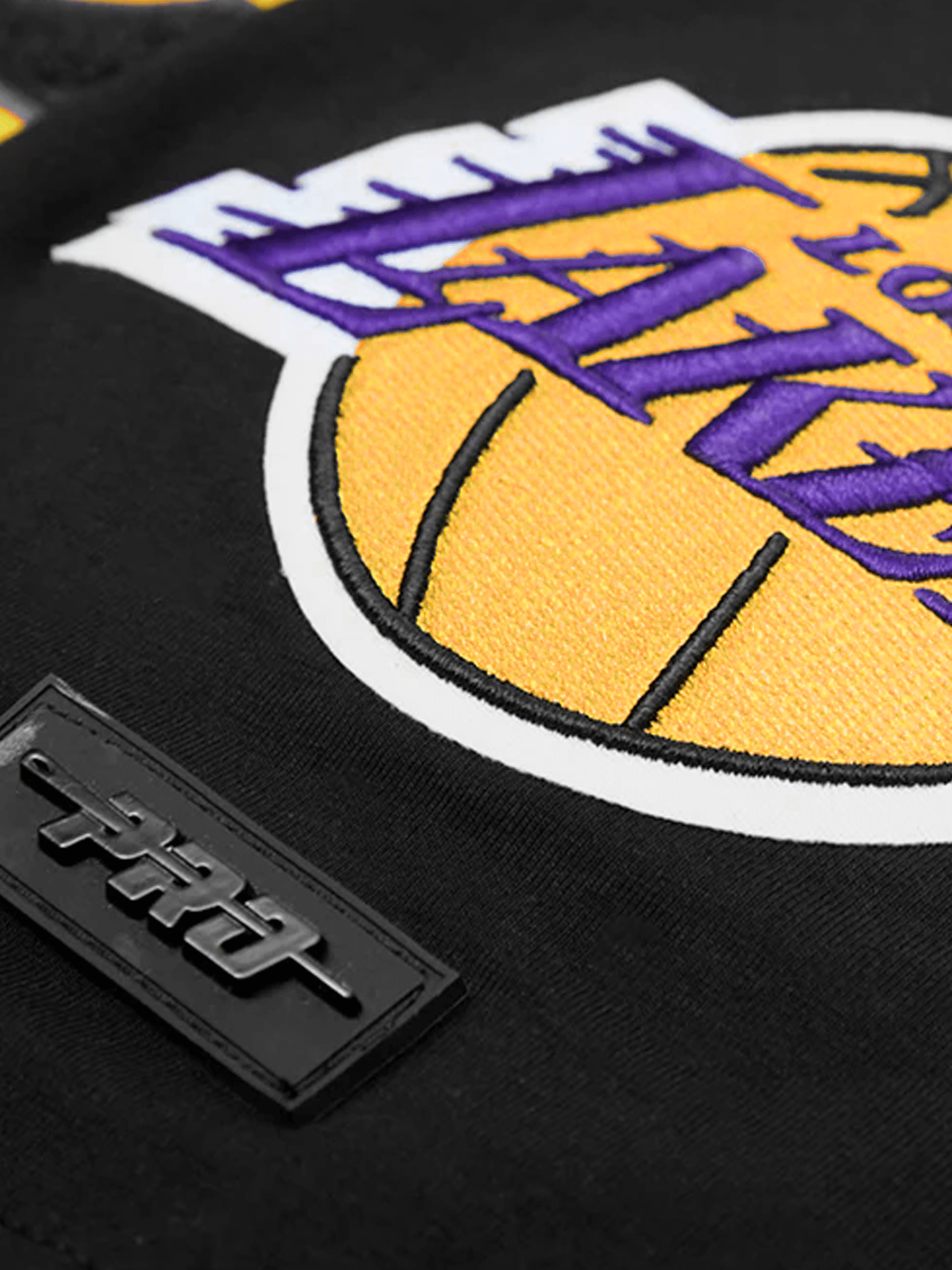 Pro Standard T-Shirts Los Angeles Lakers Pro Standard NBA Team Chenille Flex T-Shirt - Black