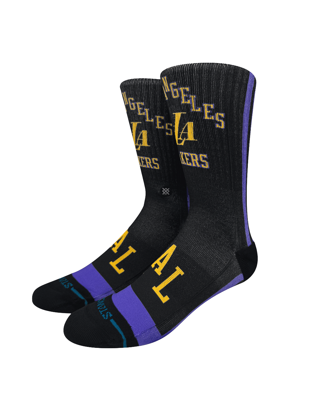 Stance Socks Large (9-12 US) Los Angeles Lakers Stance NBA 25-26 City Edition Crew Socks