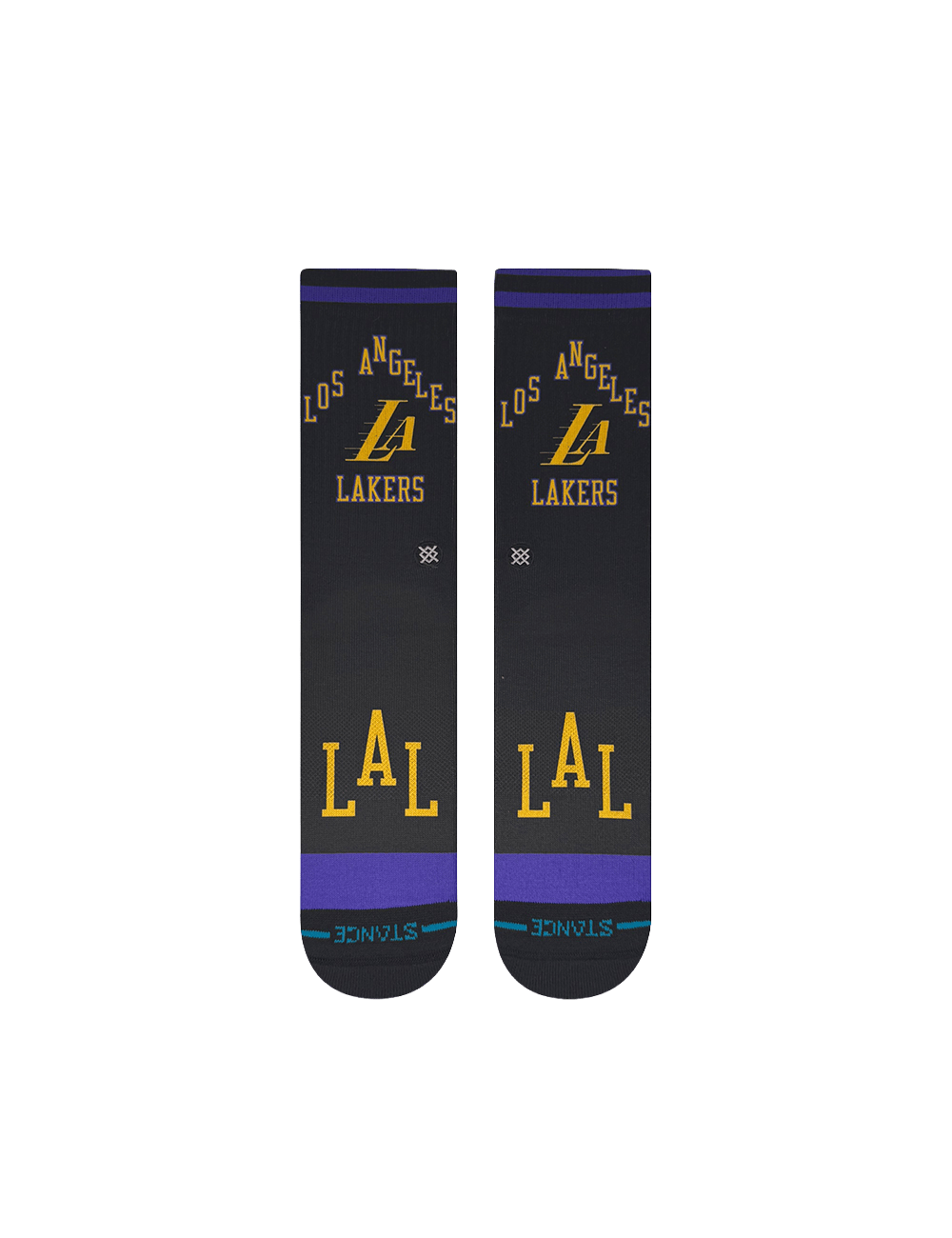 Stance Socks Large (9-12 US) Los Angeles Lakers Stance NBA 25-26 City Edition Crew Socks