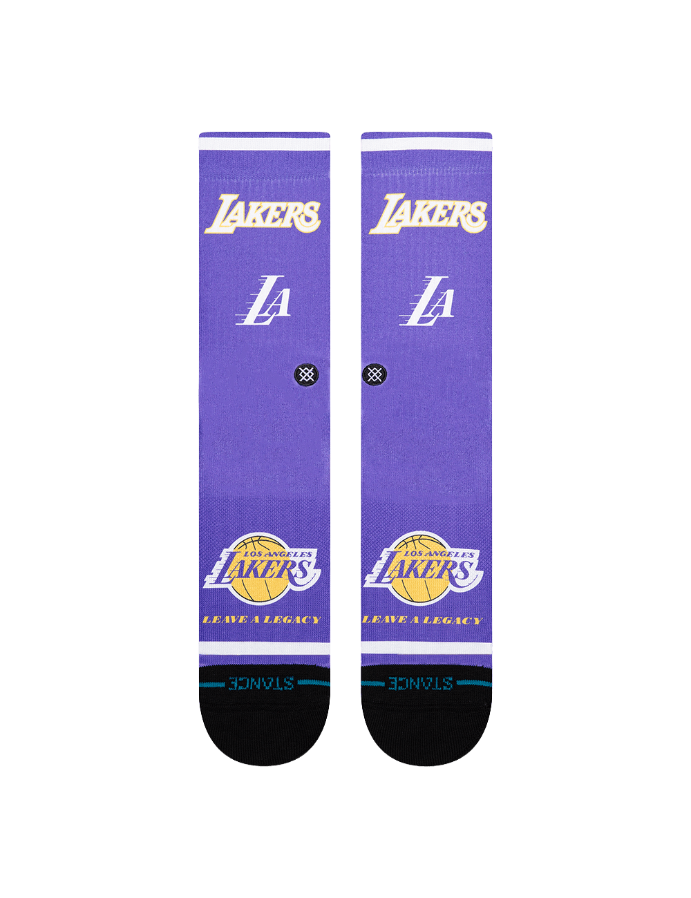 Stance Socks Large (9-12 US) Los Angeles Lakers Stance NBA Statement Crew Socks