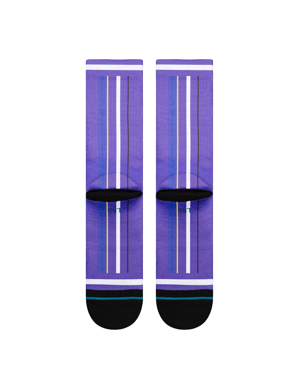 Stance Socks Large (9-12 US) Los Angeles Lakers Stance NBA Statement Crew Socks