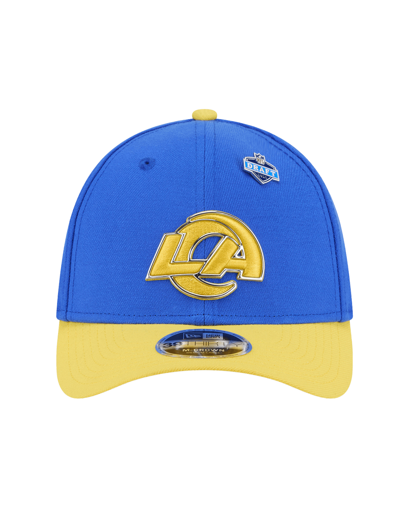 New Era Caps Los Angeles Rams New Era NFL Draft 26 39THIRTY M-Crown Stretch-Fit Hat