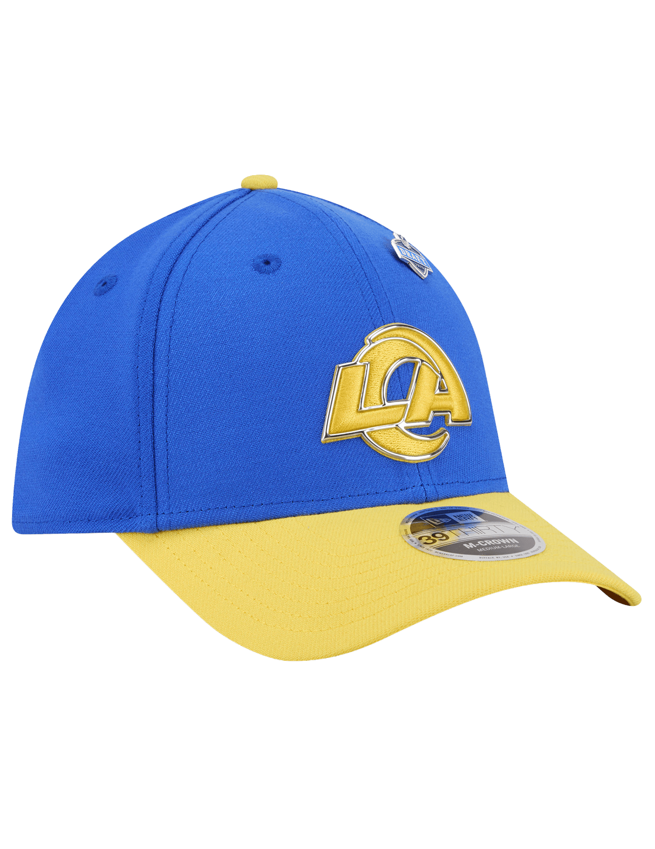New Era Caps Los Angeles Rams New Era NFL Draft 26 39THIRTY M-Crown Stretch-Fit Hat