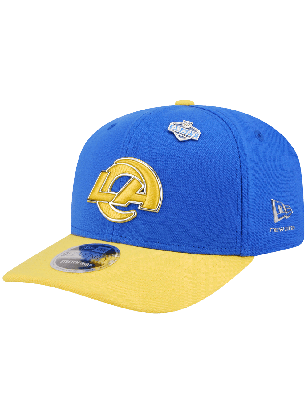 New Era Caps OSFM Los Angeles Rams New Era NFL Draft 26 9SEVENTY Stretch-Snapback Hat