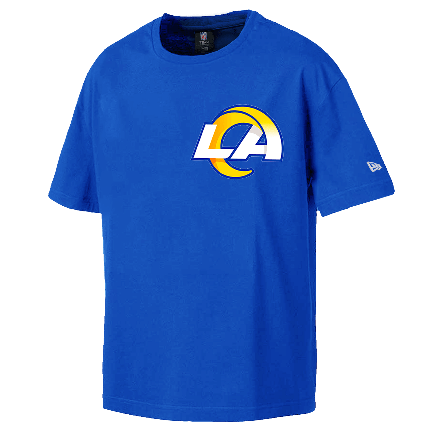 New Era T-Shirts Los Angeles Rams New Era NFL Logo Select Oversized T-Shirt - Blue