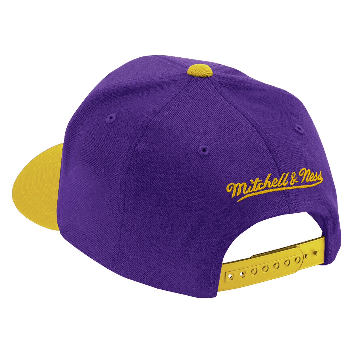 Mitchell And Ness Caps LSU Tigers Mitchell & Ness NCAA Boom Text Snapback Hat - Purple