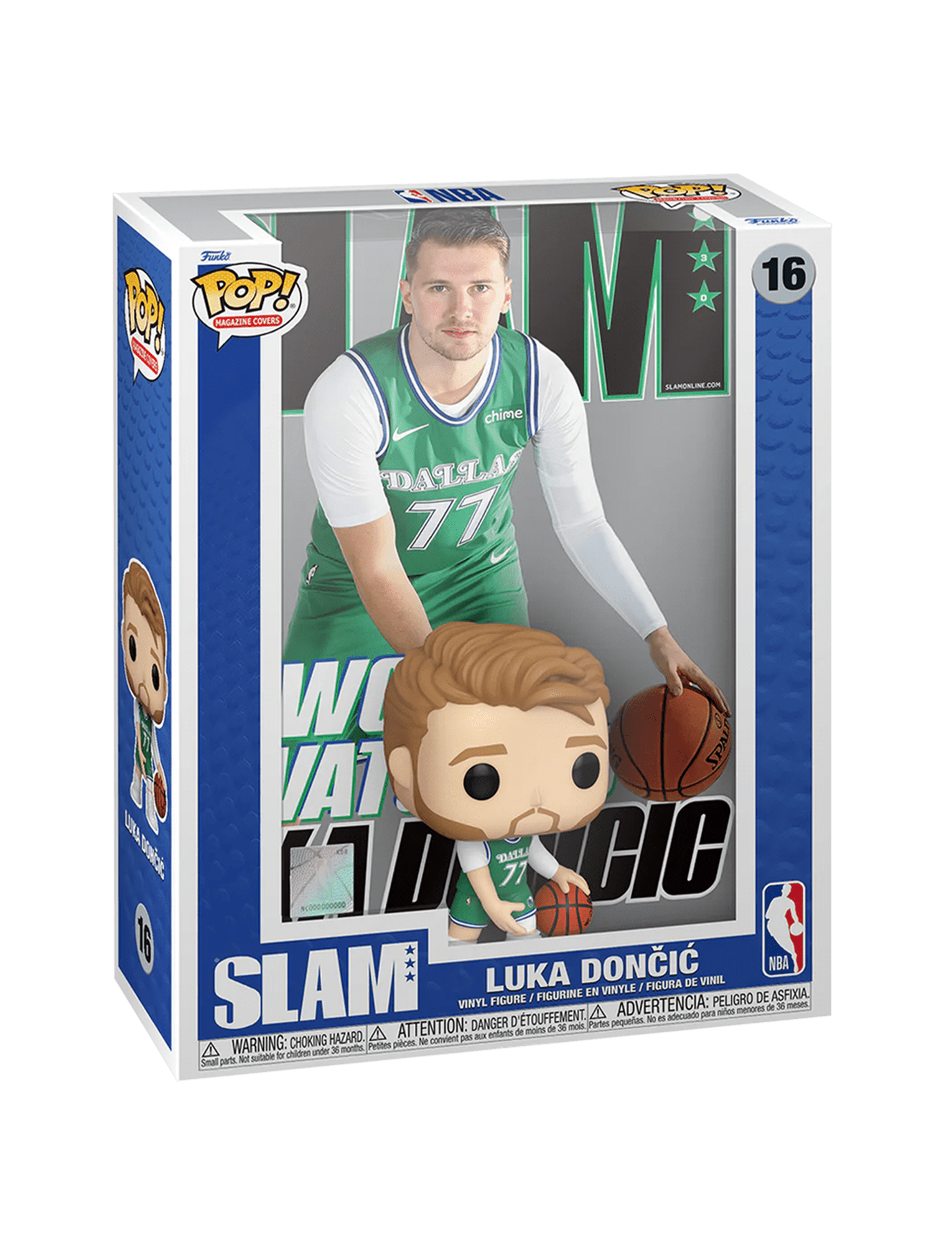 Funko Figures Luka Doncic Dallas Mavericks Funko NBA Slam Magazine Pop Figure