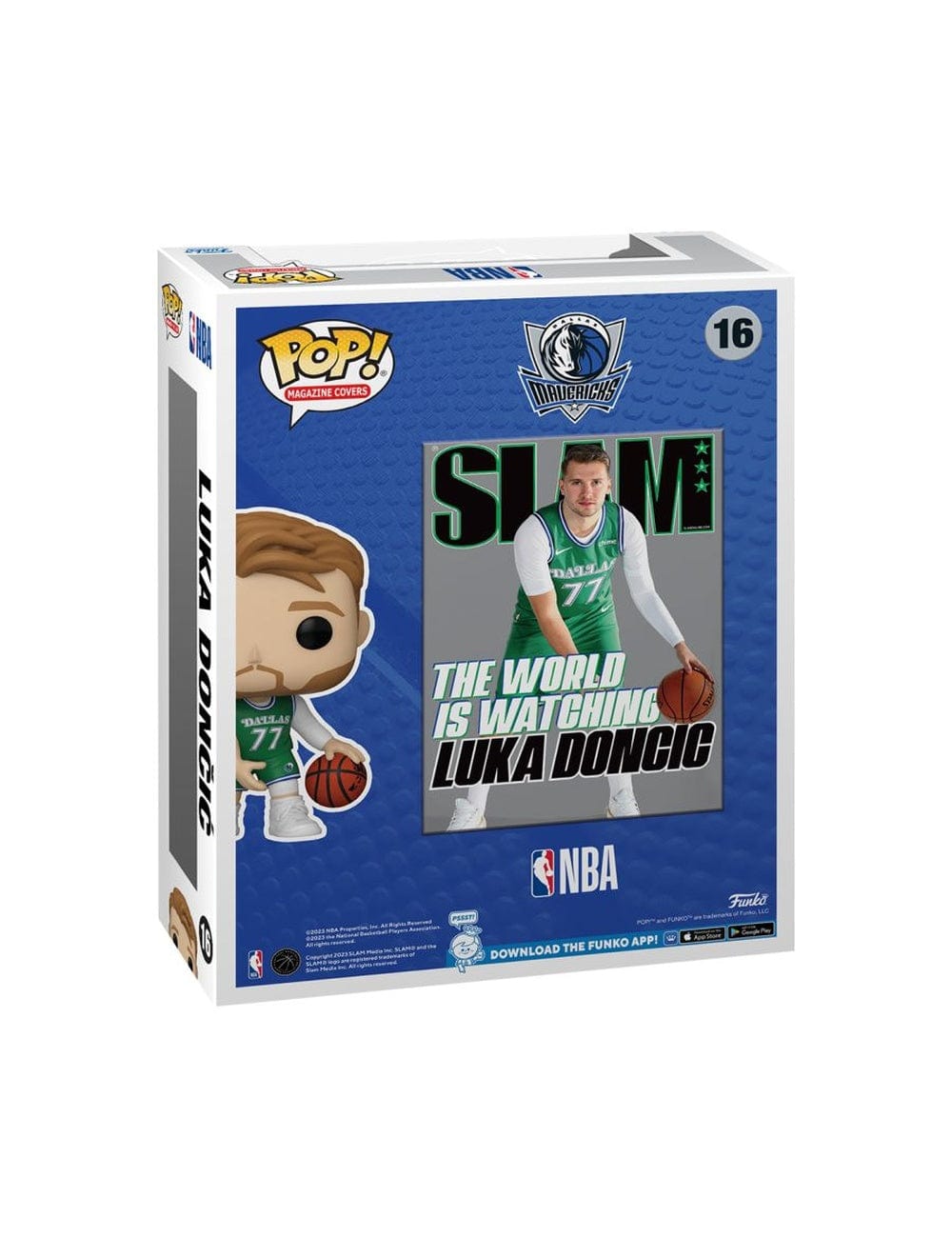 Funko Figures Luka Doncic Dallas Mavericks Funko NBA Slam Magazine Pop Figure