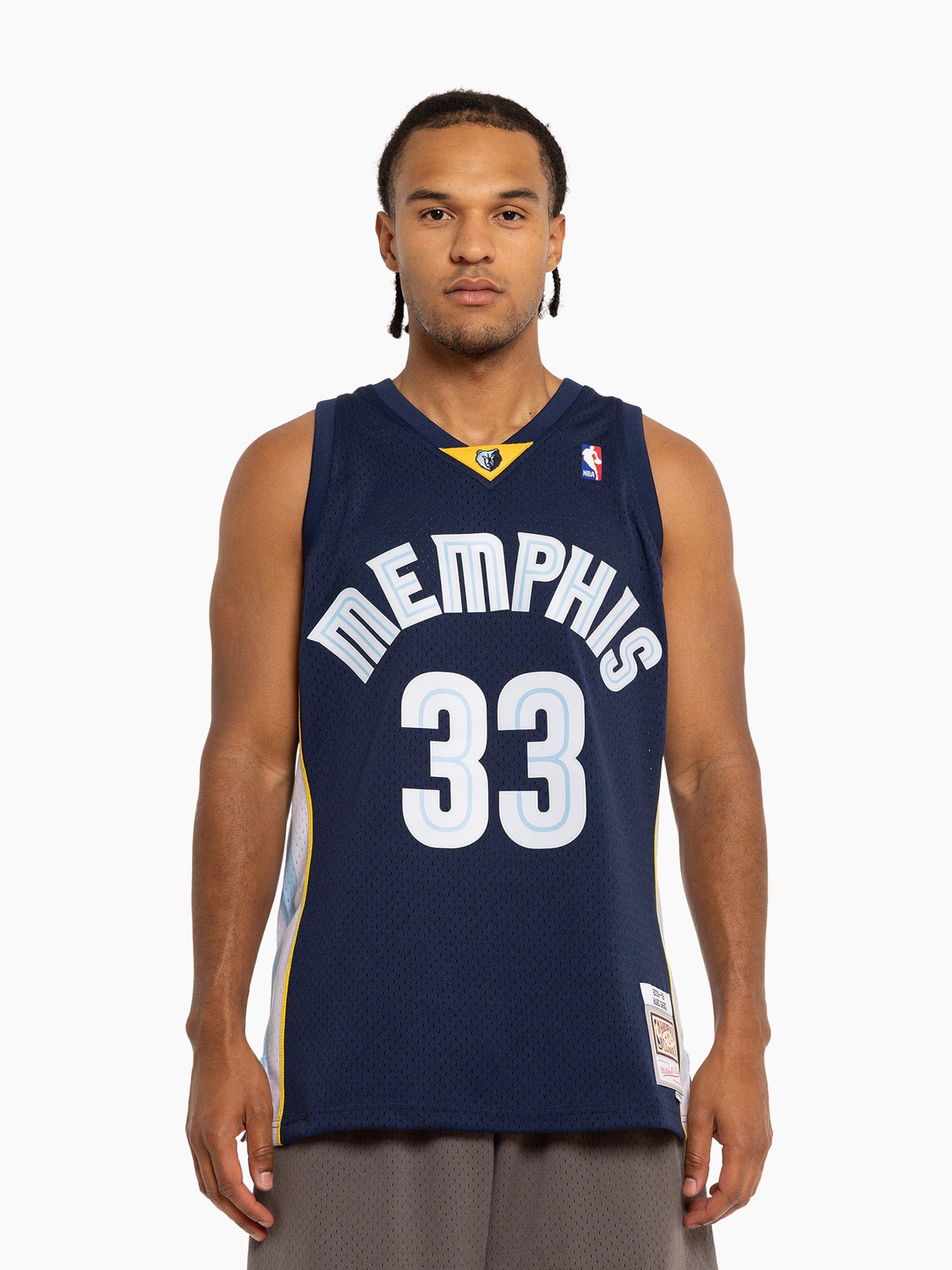 Mitchell And Ness Jerseys Marc Gasol Memphis Grizzlies Mitchell & Ness NBA 08-09 Swingman Jersey - Navy