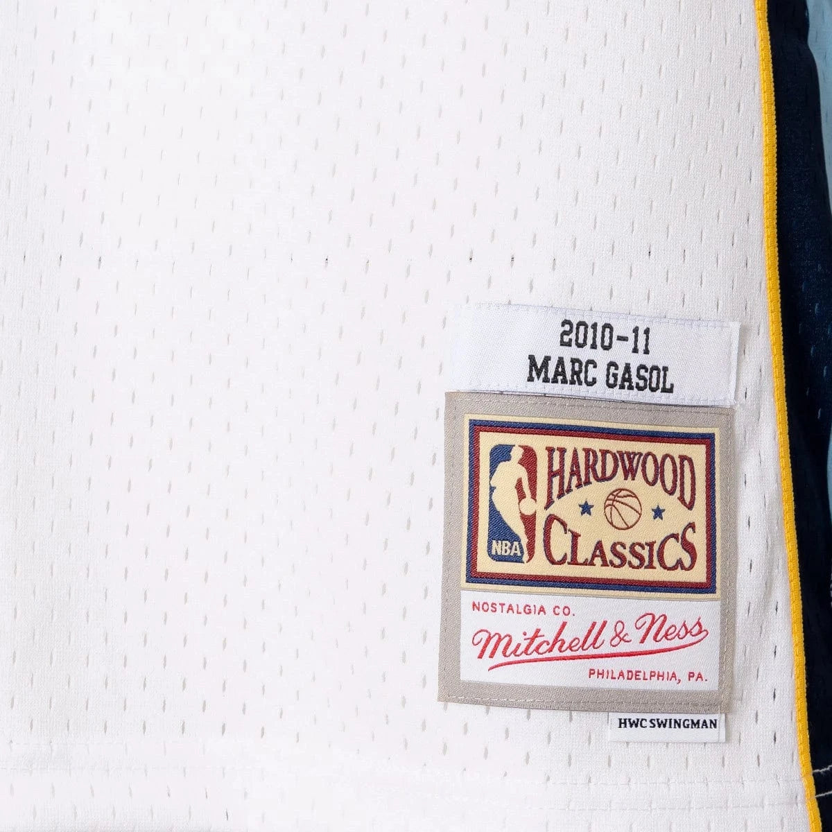 Mitchell And Ness Jerseys Marc Gasol Memphis Grizzlies Mitchell & Ness NBA 10-11 Home Swingman Jersey - White
