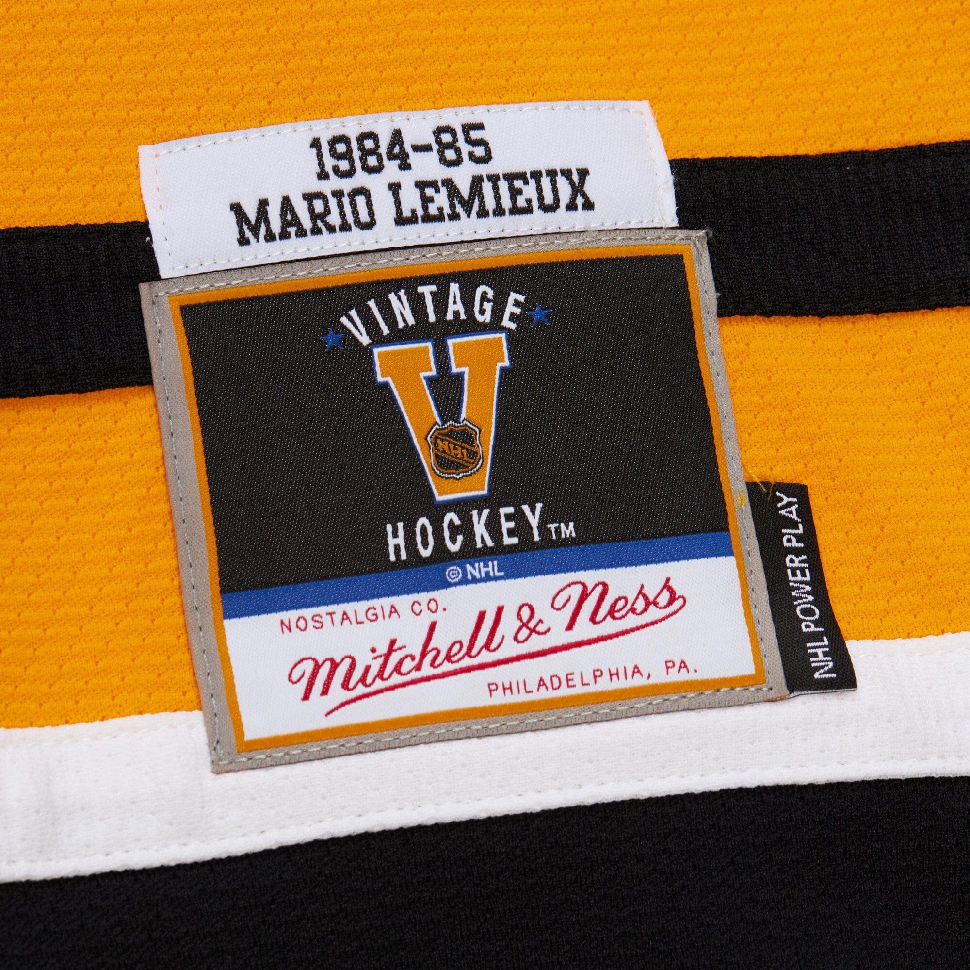 Mitchell And Ness Jerseys Mario Lemieux Pittsburgh Penguins Mitchell & Ness NHL 84/85 Power Play Jersey