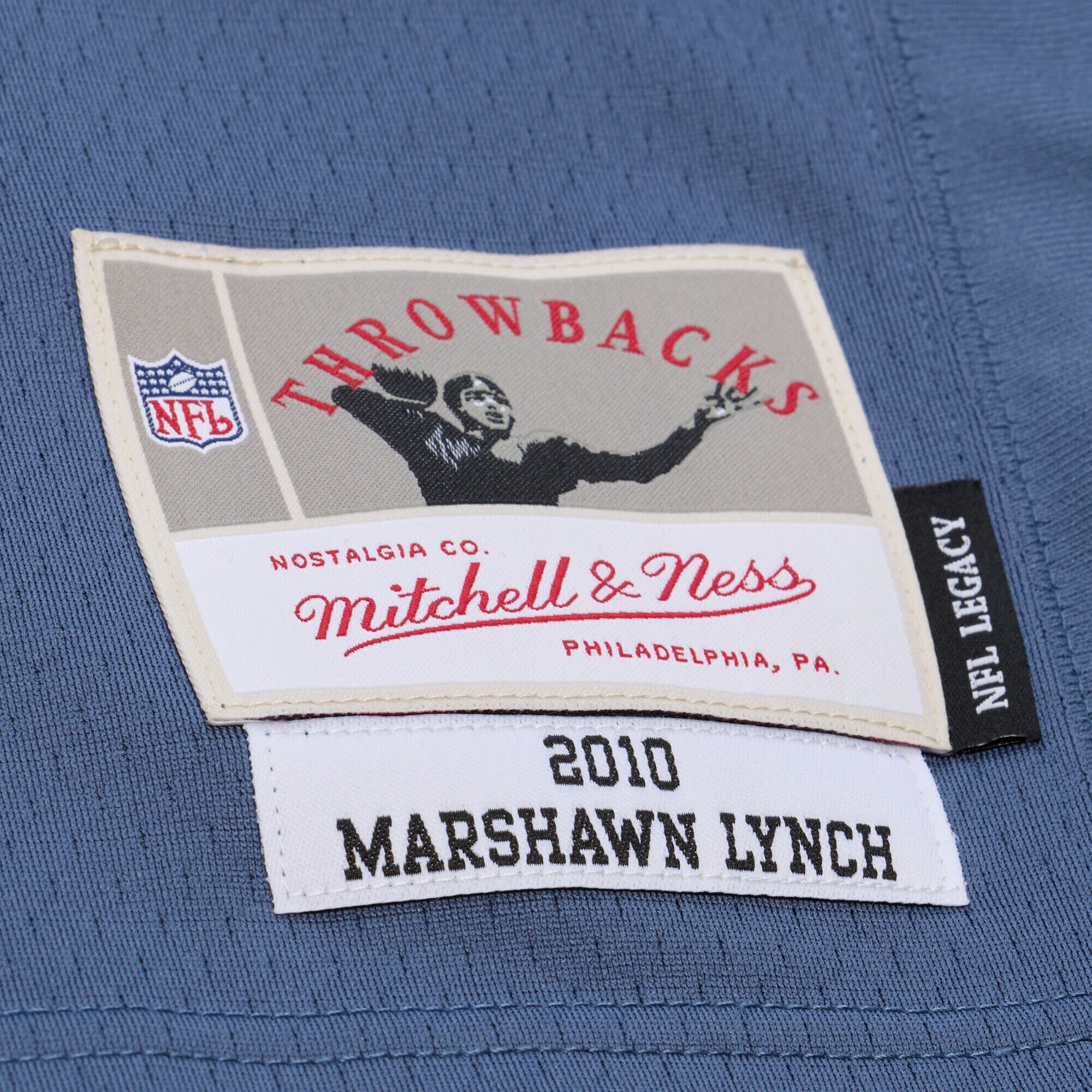 Mitchell And Ness Jerseys Marshawn Lynch Seattle Seahawks Mitchell & Ness NFL 2010 Legacy Jersey - Blue