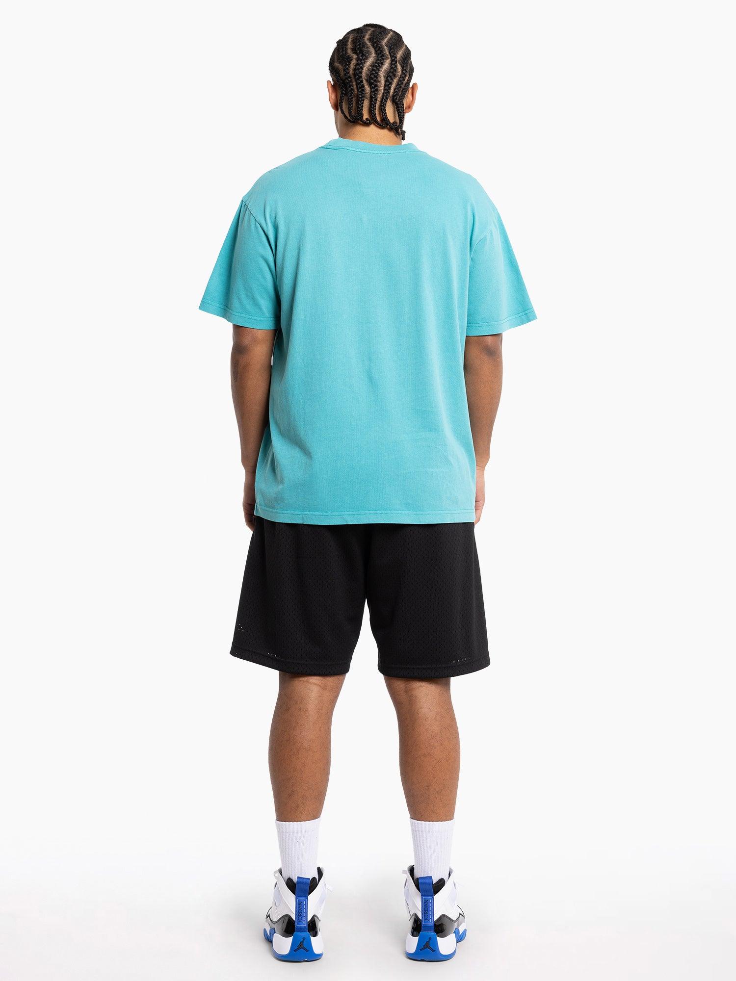 Mitchell And Ness T-Shirts Memphis Grizzlies Mitchell & Ness NBA 96 Season Vintage T-Shirt - Faded Teal