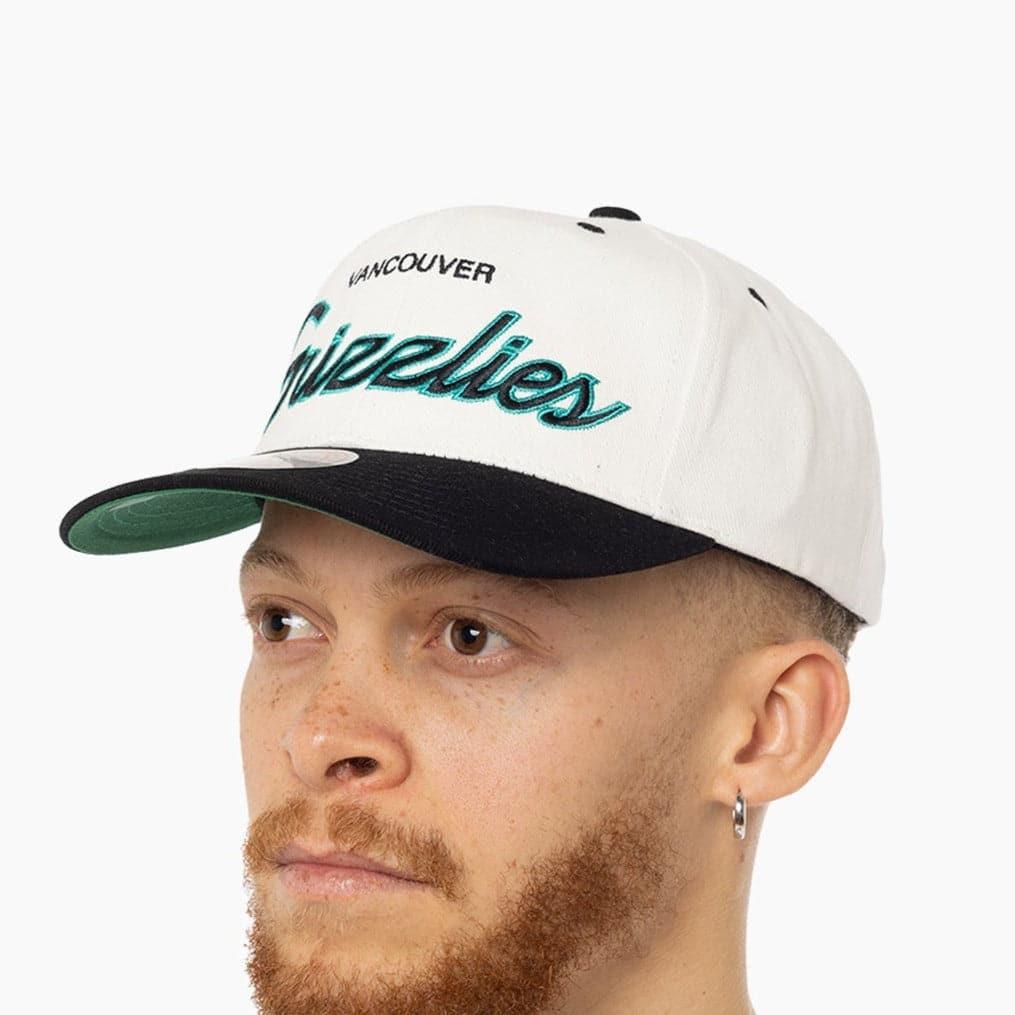 Mitchell And Ness Caps Memphis Grizzlies Mitchell & Ness NBA HWC Script Deadstock Snapback Hat - Off White