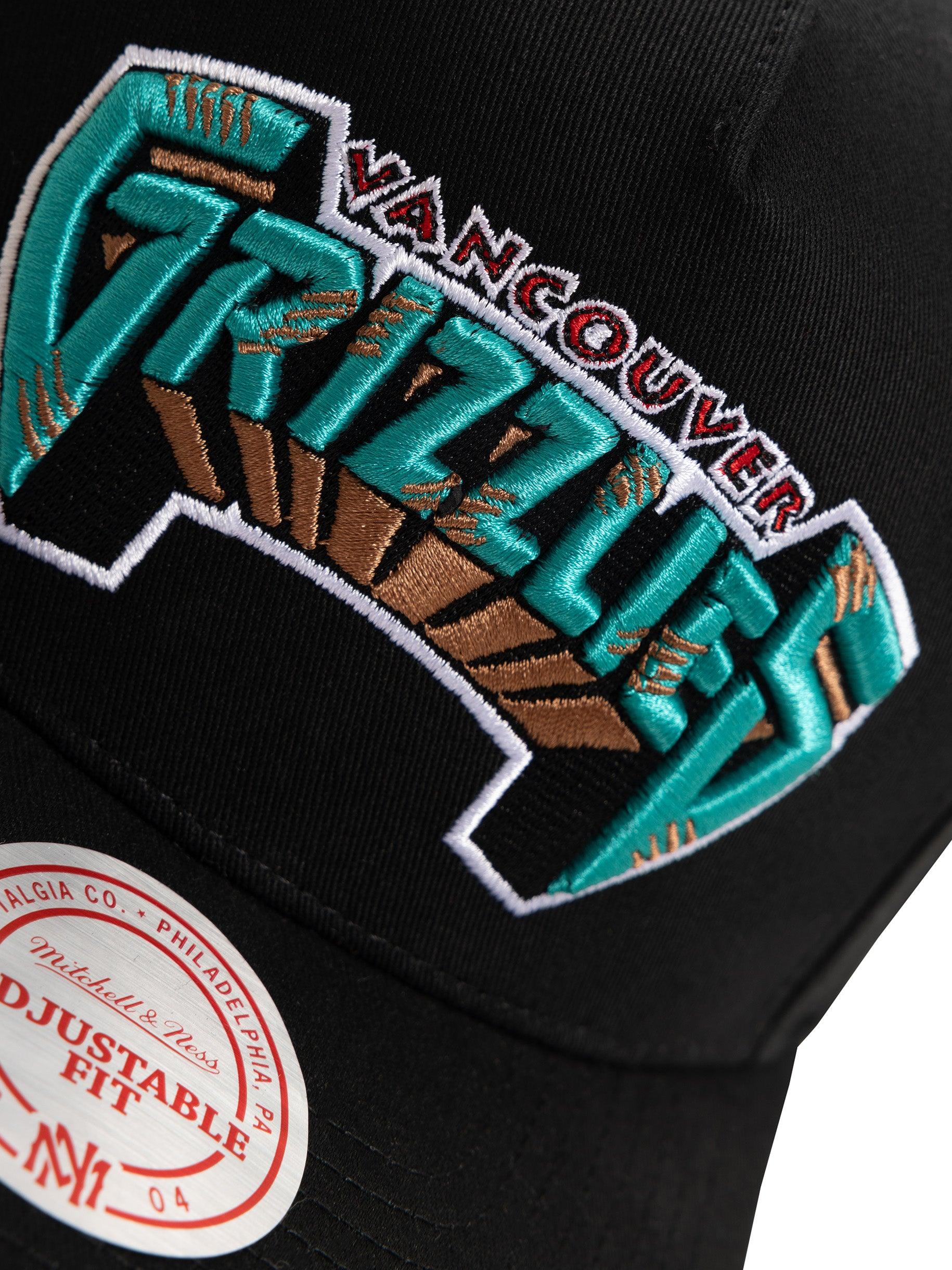 Mitchell And Ness Caps Memphis Grizzlies Mitchell & Ness NBA HWC Wordmark MVP Snapback Hat - Black