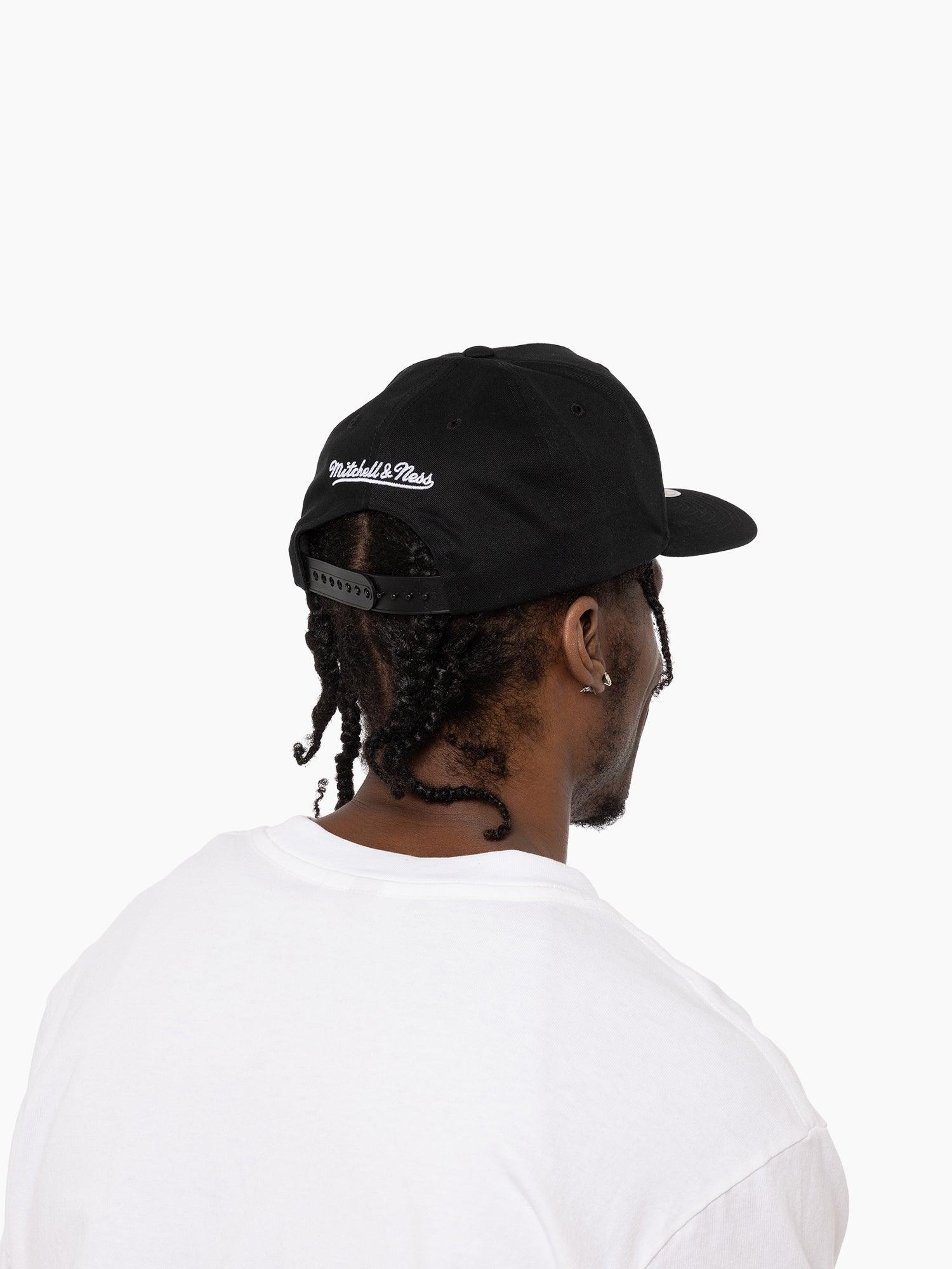 Mitchell And Ness Caps Memphis Grizzlies Mitchell & Ness NBA HWC Wordmark MVP Snapback Hat - Black