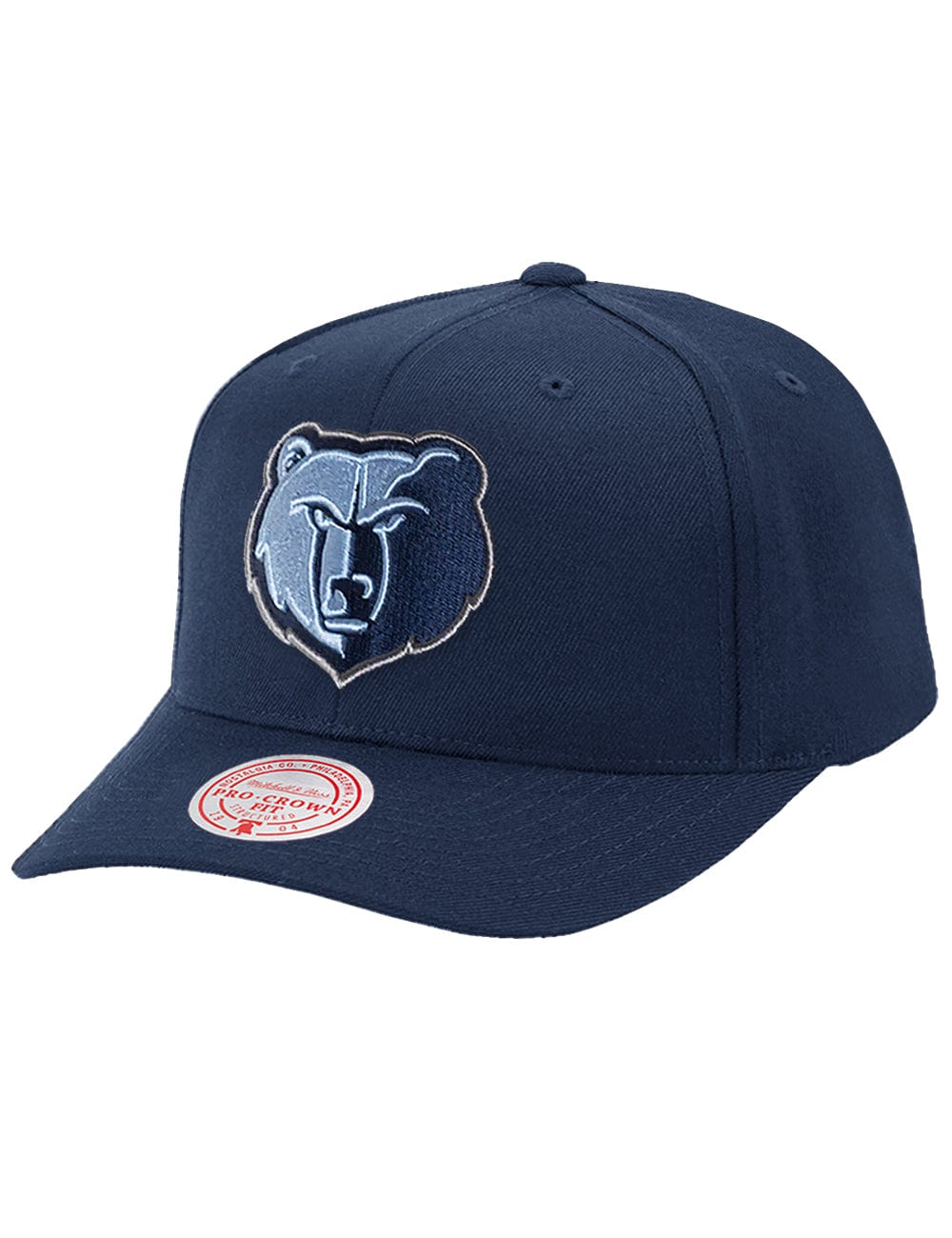 Mitchell And Ness Caps Memphis Grizzlies Mitchell & Ness NBA Team 2.0 Pro Crown Snapback Hat - Navy