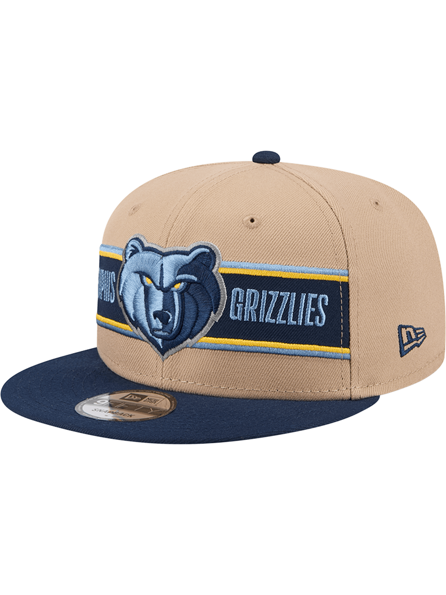 New Era Caps Memphis Grizzlies New Era NBA 24 Draft 9FIFTY Snapback Hat - Tan