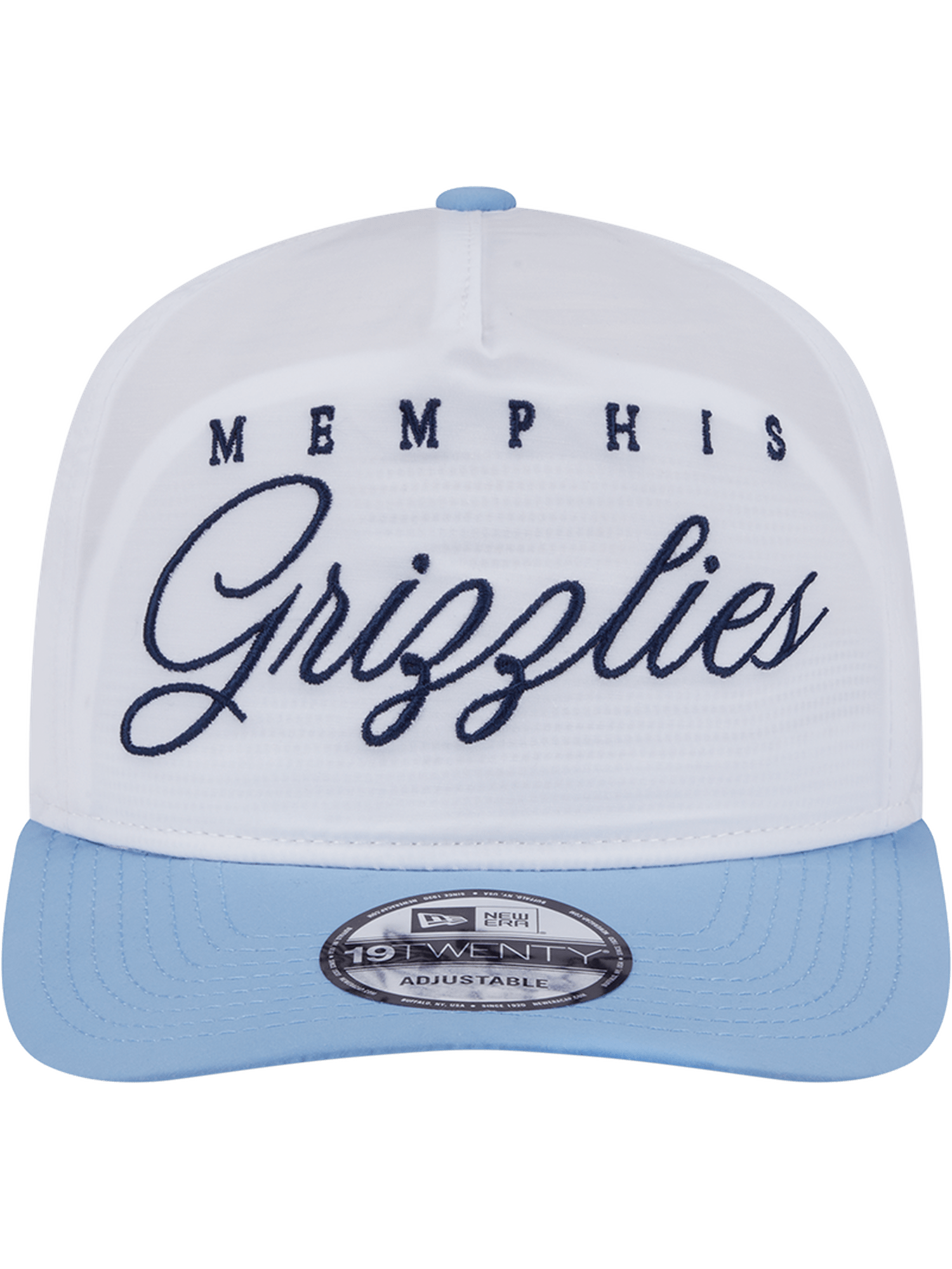 New Era Caps Memphis Grizzlies New Era NBA 25 Draft 19TWENTY A-Frame Pre-Curved Hat - White