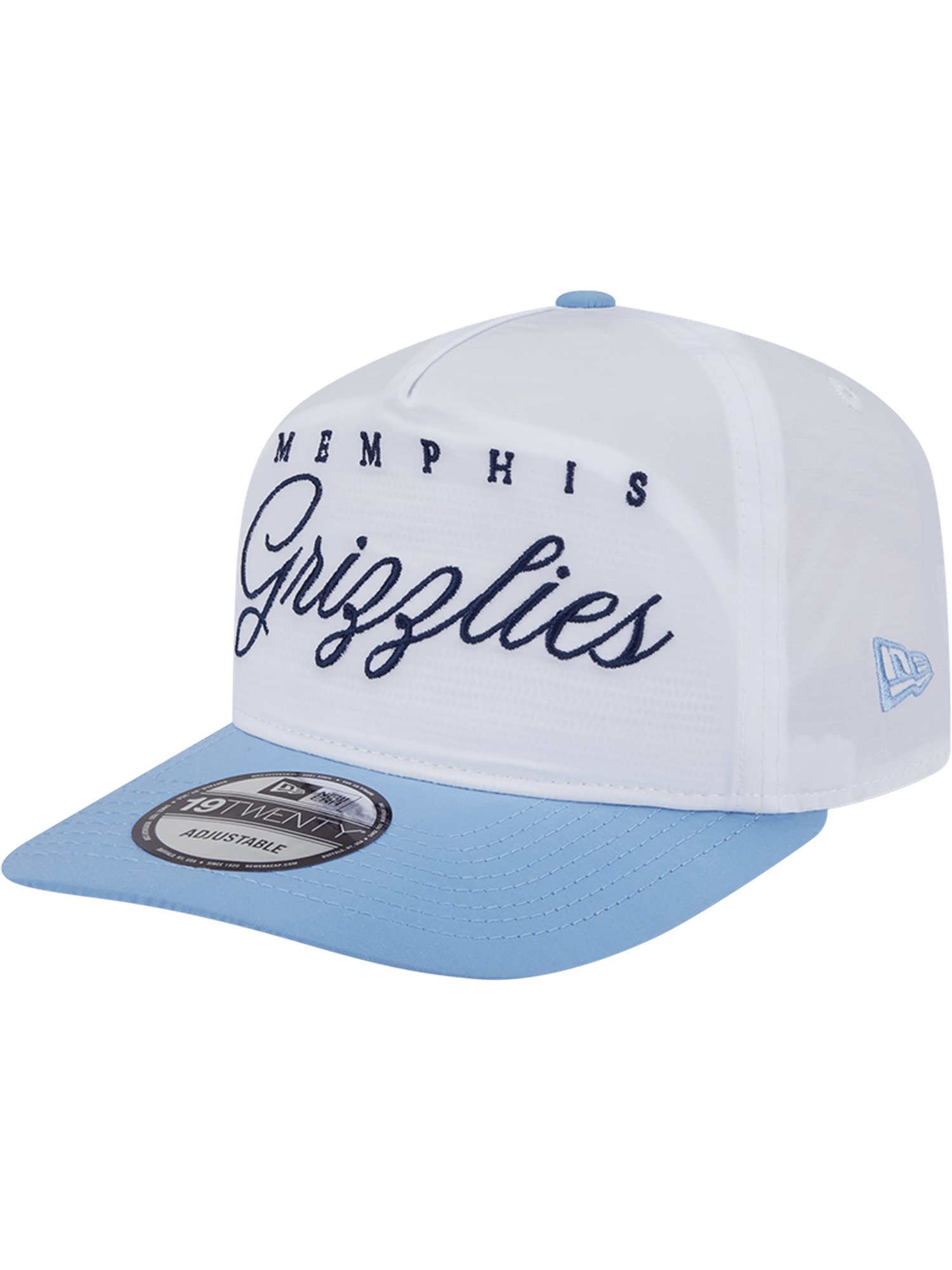 New Era Caps Memphis Grizzlies New Era NBA 25 Draft 19TWENTY A-Frame Pre-Curved Hat - White