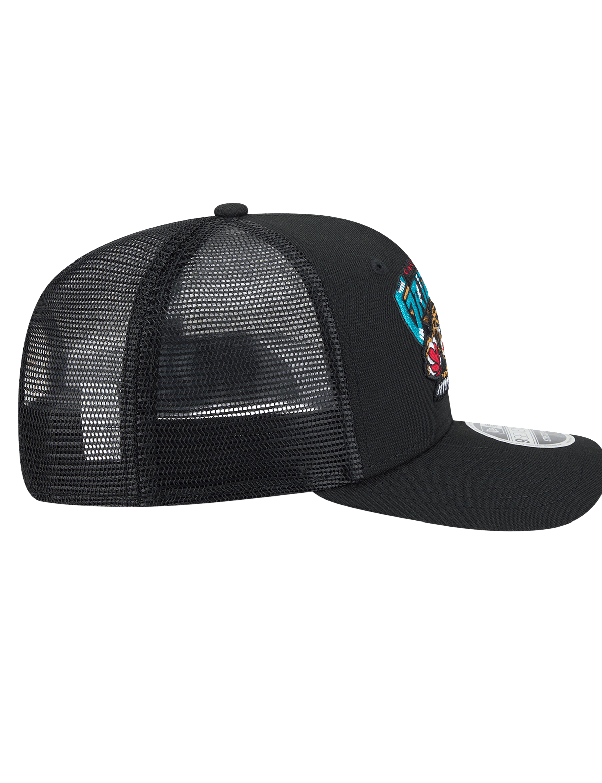 New Era Caps Memphis Grizzlies New Era NBA HWC 9SEVENTY Trucker Stretch Snapback Hat - Black