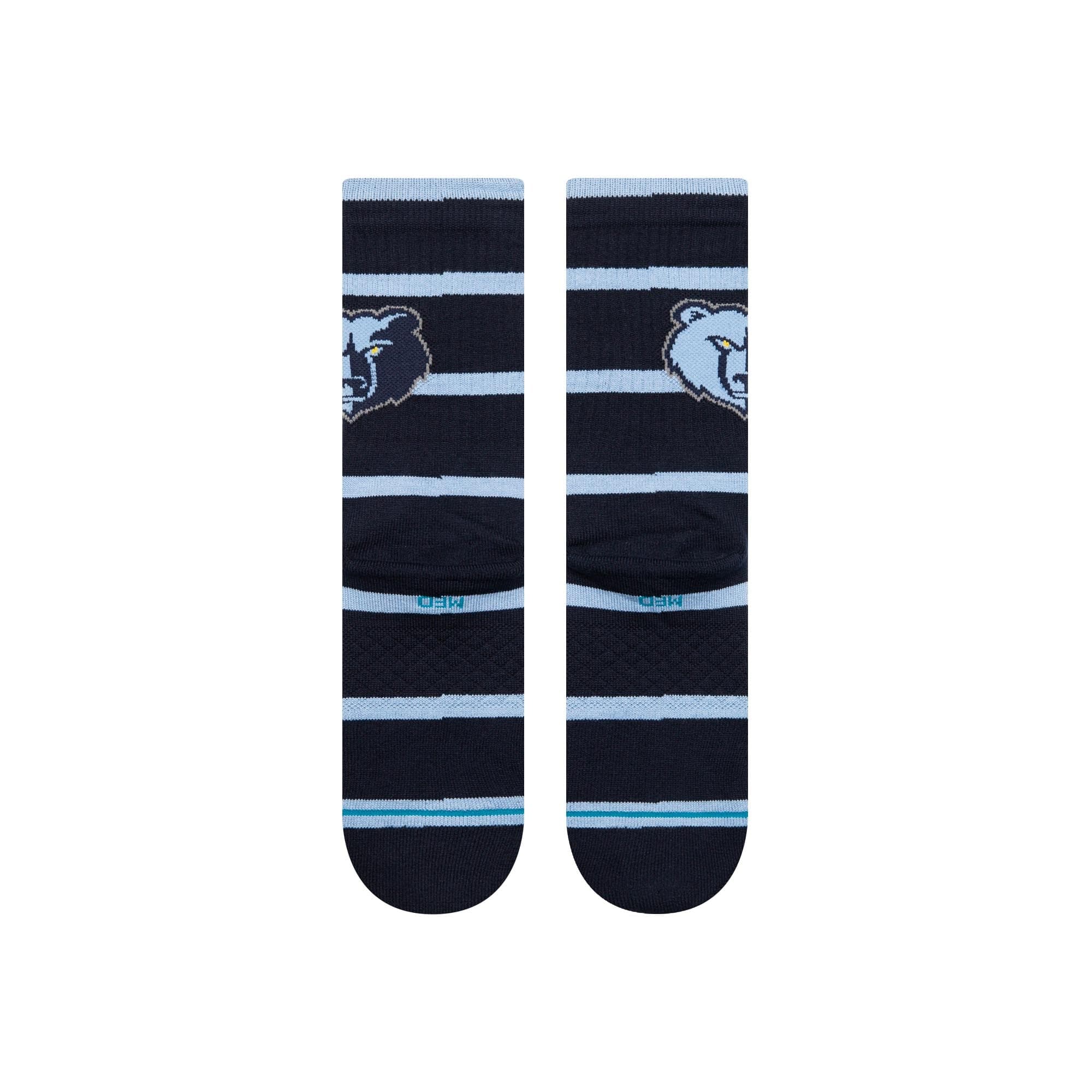 Stance Socks Large (9-12 US) Memphis Grizzlies Stance NBA Team Prep Crew Socks