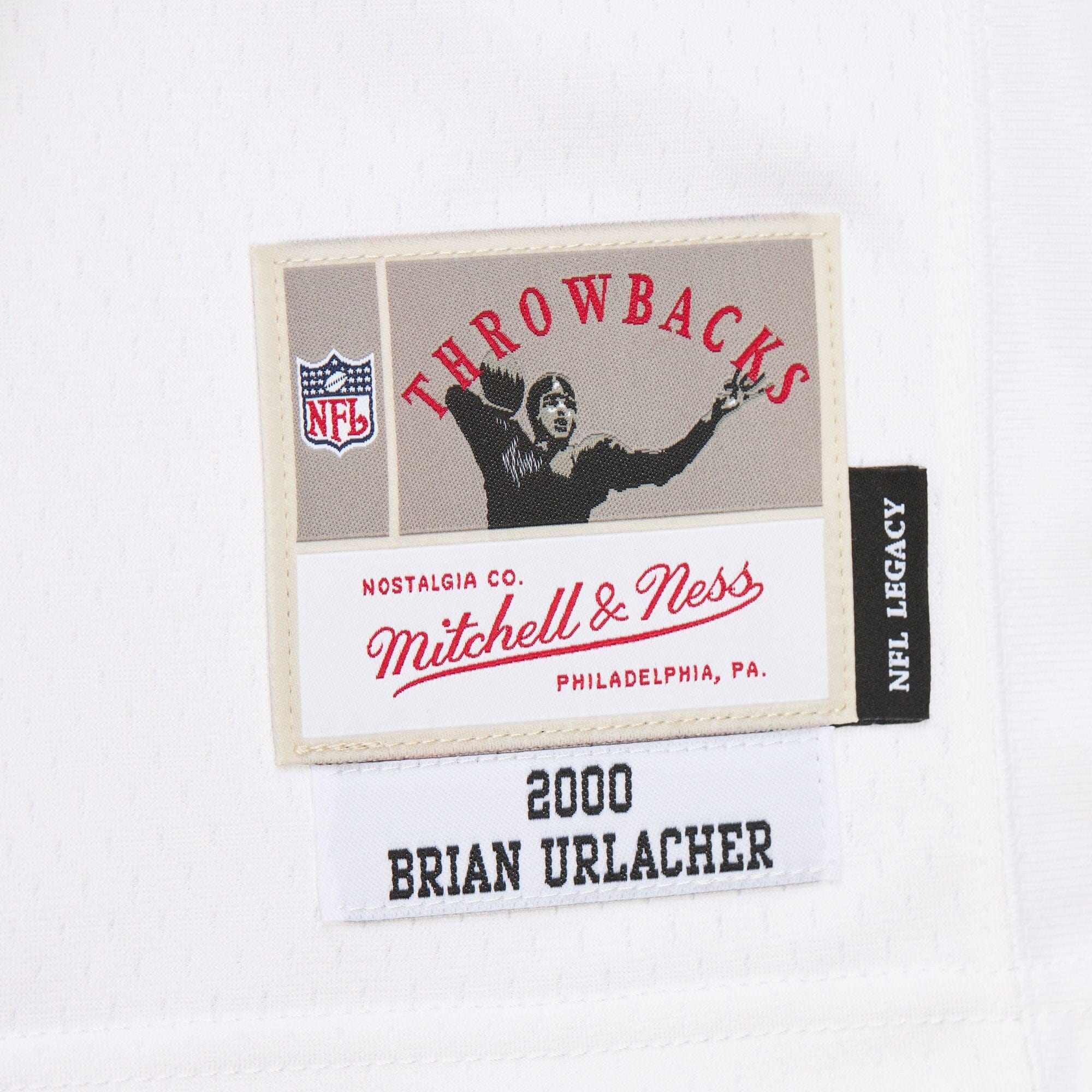 Brian Urlacher Chicago Bears Mitchell & Ness NFL 00 Throwback Legacy Jersey - White