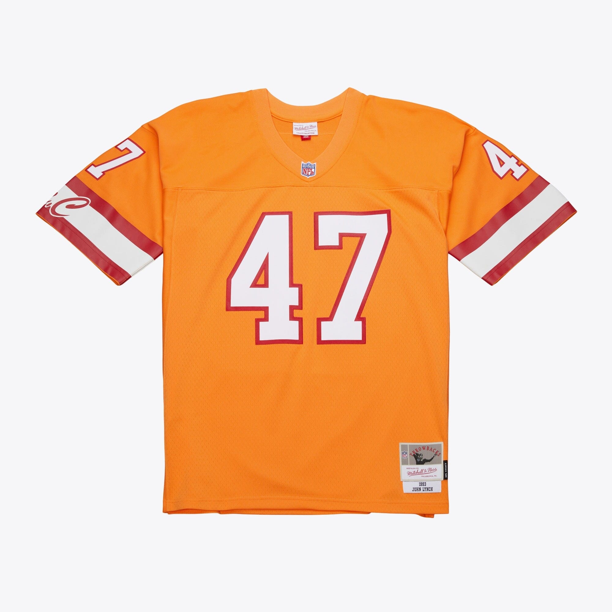 John Lynch Tampa Bay Buccaneers Mitchell & Ness NFL 93 Throwback Legacy Jersey - Orange