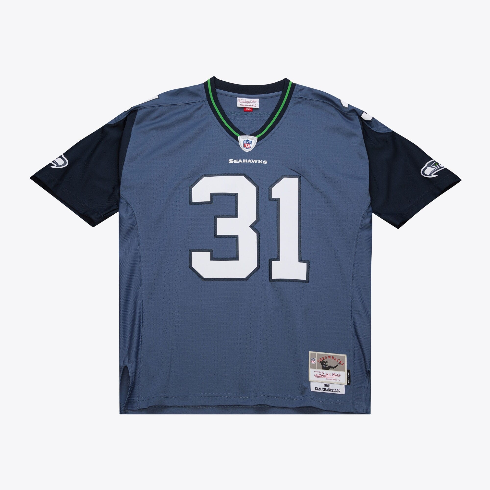 Kam Chancellor Seattle Seahawks Mitchell & Ness NFL 11 Throwback Legacy Jersey