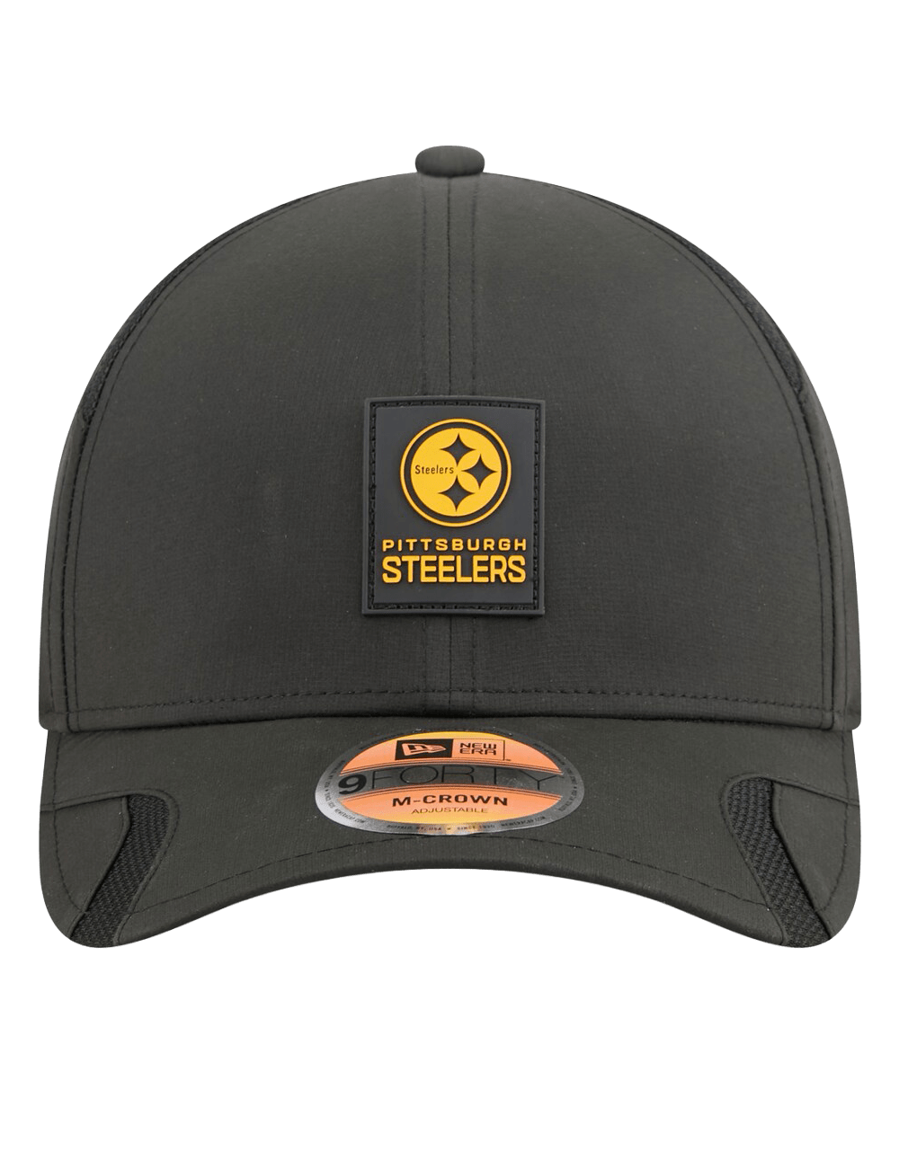 Pittsburgh Steelers New Era NFL 25 Sideline 9FORTY M-Crown Snapback Hat - Black