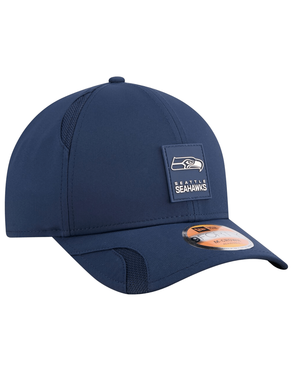 Seattle Seahawks New Era NFL 25 Sideline 9FORTY M-Crown Snapback Hat - Navy