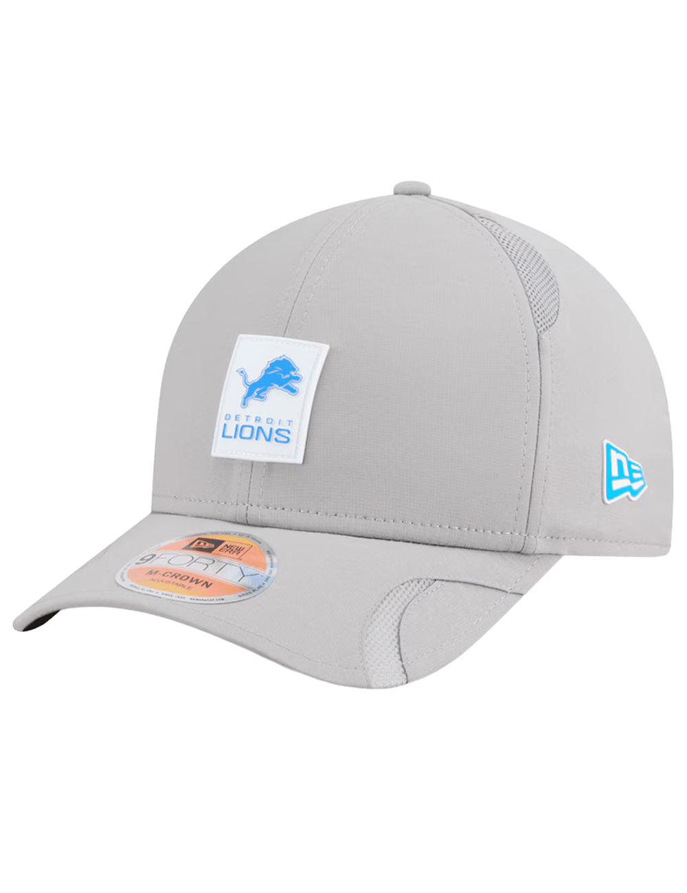 Detroit Lions New Era NFL 25 Sideline 9FORTY M-Crown Snapback Hat - Grey