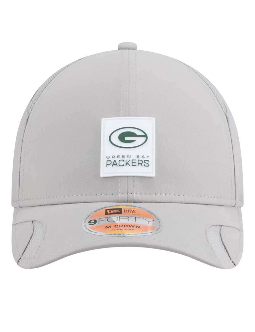 Green Bay Packers New Era NFL 25 Sideline 9FORTY M-Crown Snapback Hat - Grey