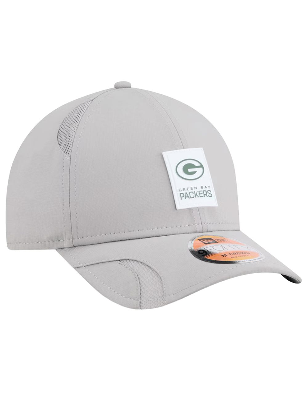 Green Bay Packers New Era NFL 25 Sideline 9FORTY M-Crown Snapback Hat - Grey