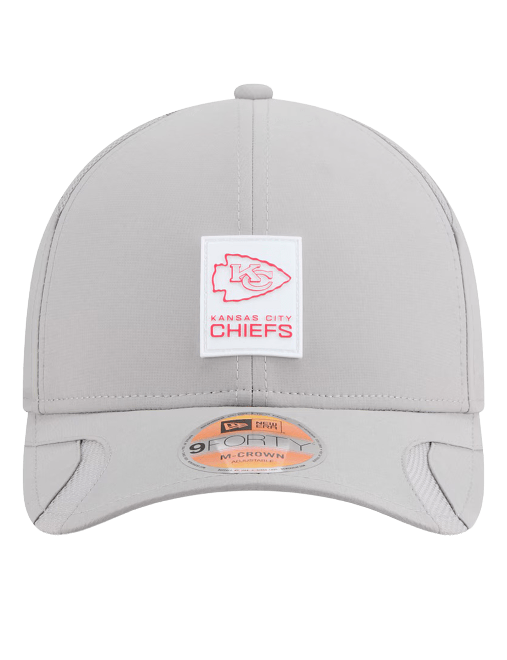 Kansas City Chiefs New Era NFL 25 Sideline 9FORTY M-Crown Snapback Hat - Grey