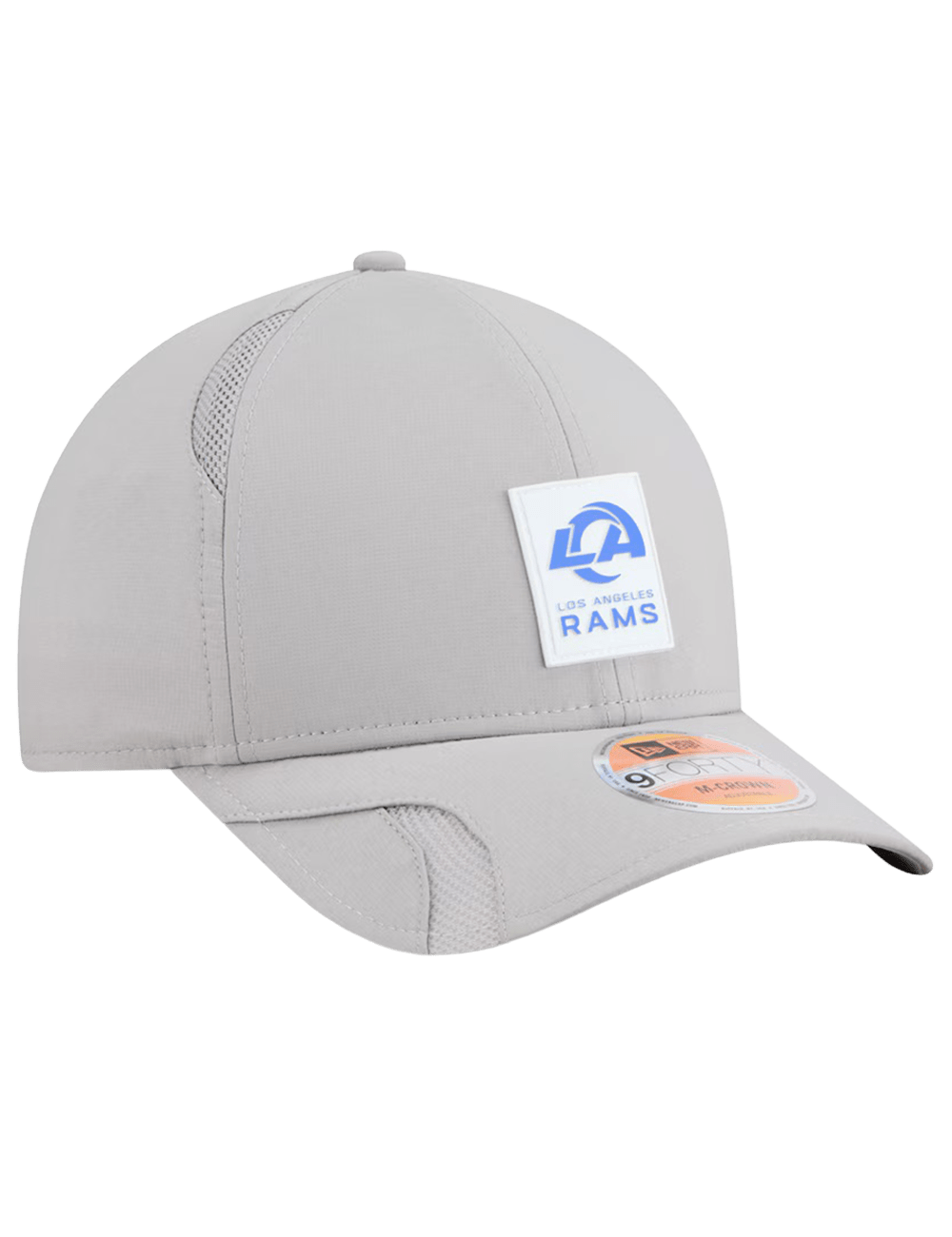 Los Angeles Rams New Era NFL 25 Sideline 9FORTY M-Crown Snapback Hat - Grey