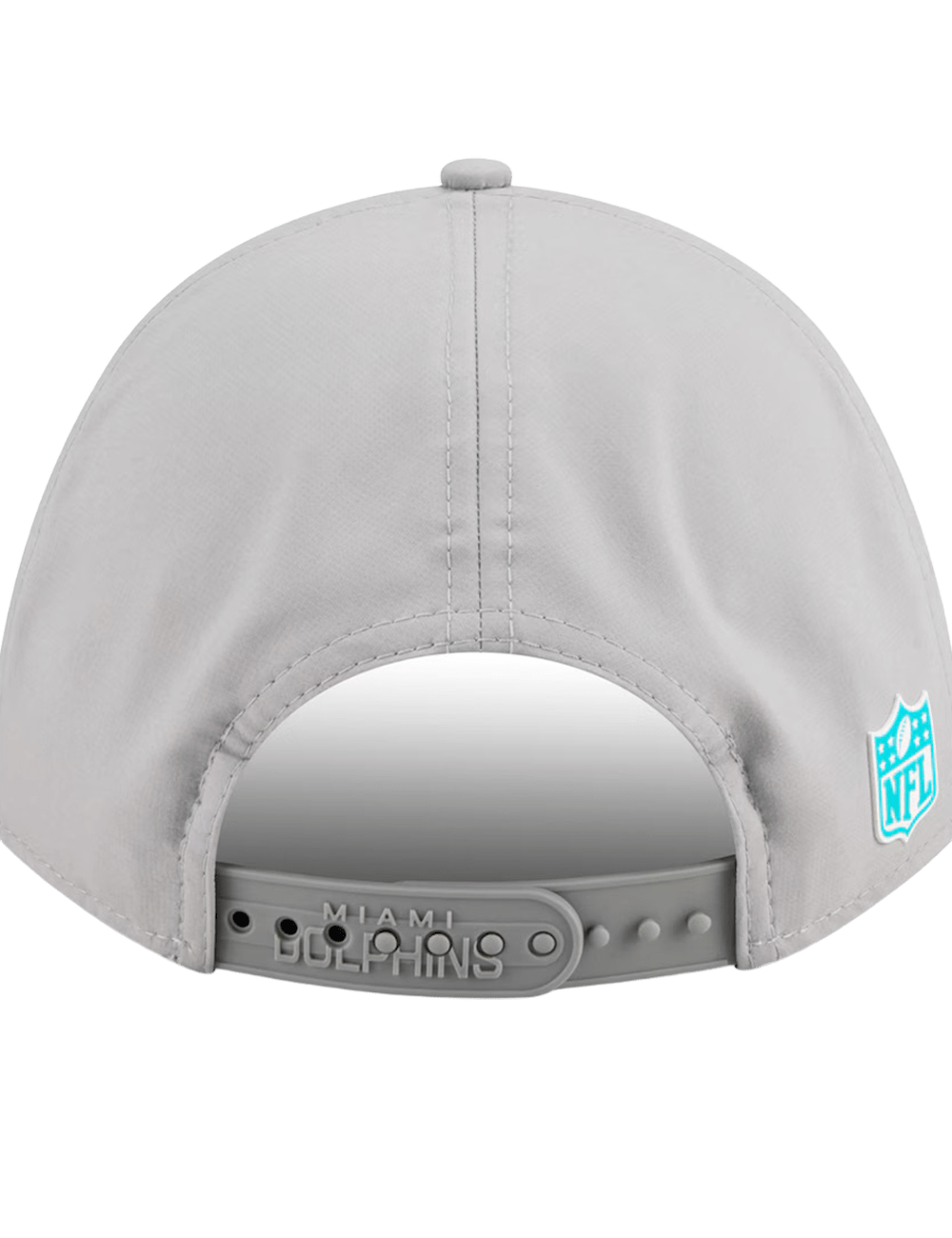 Miami Dolphins New Era NFL 25 Sideline 9FORTY M-Crown Snapback Hat - Grey