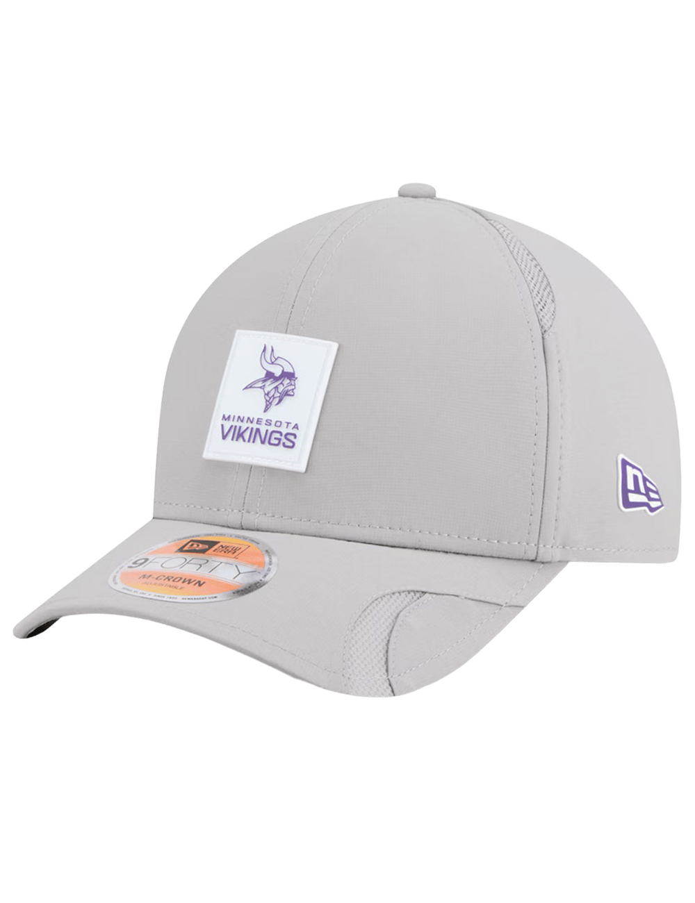 Minnesota Vikings New Era NFL 25 Sideline 9FORTY M-Crown Snapback Hat - Grey