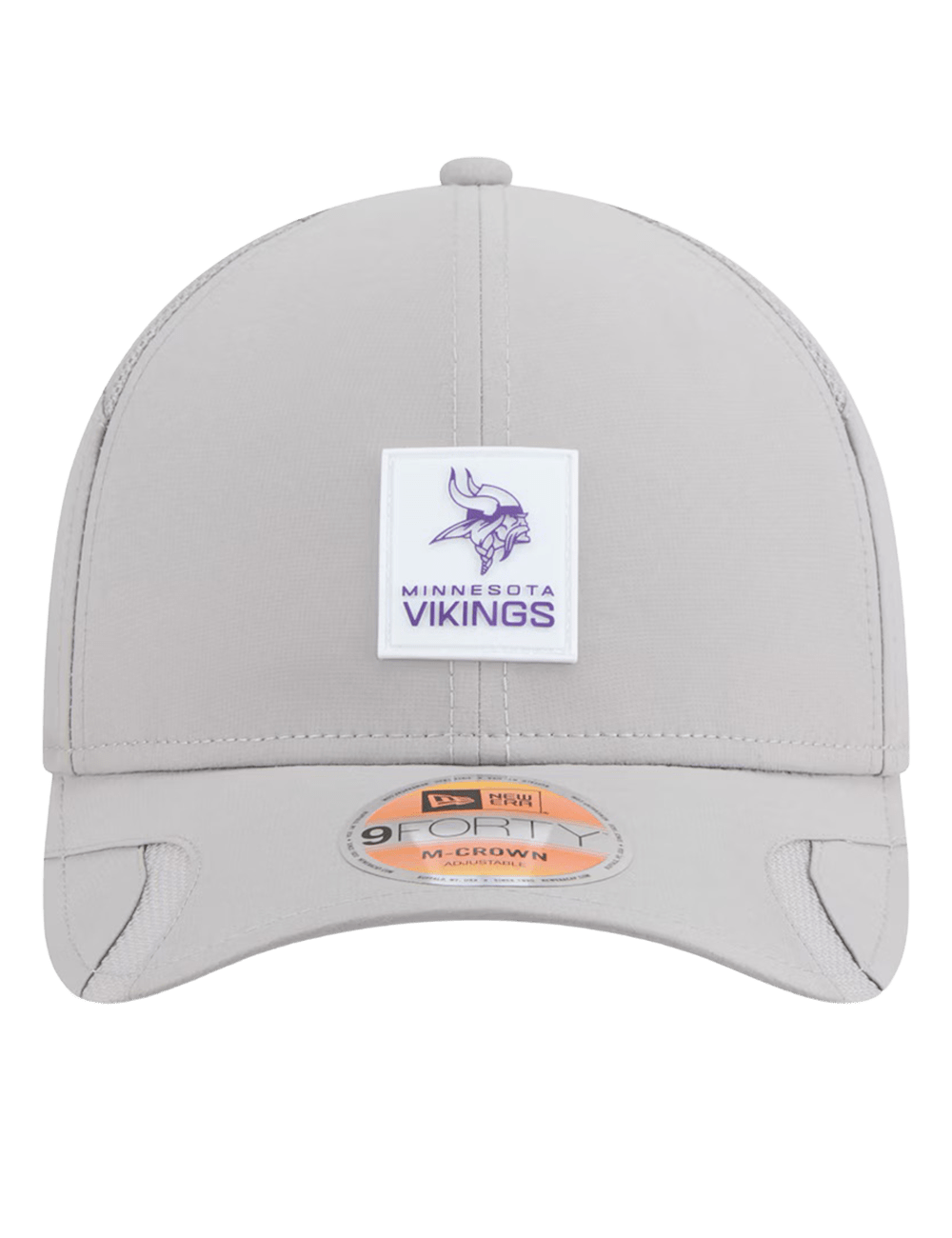 Minnesota Vikings New Era NFL 25 Sideline 9FORTY M-Crown Snapback Hat - Grey