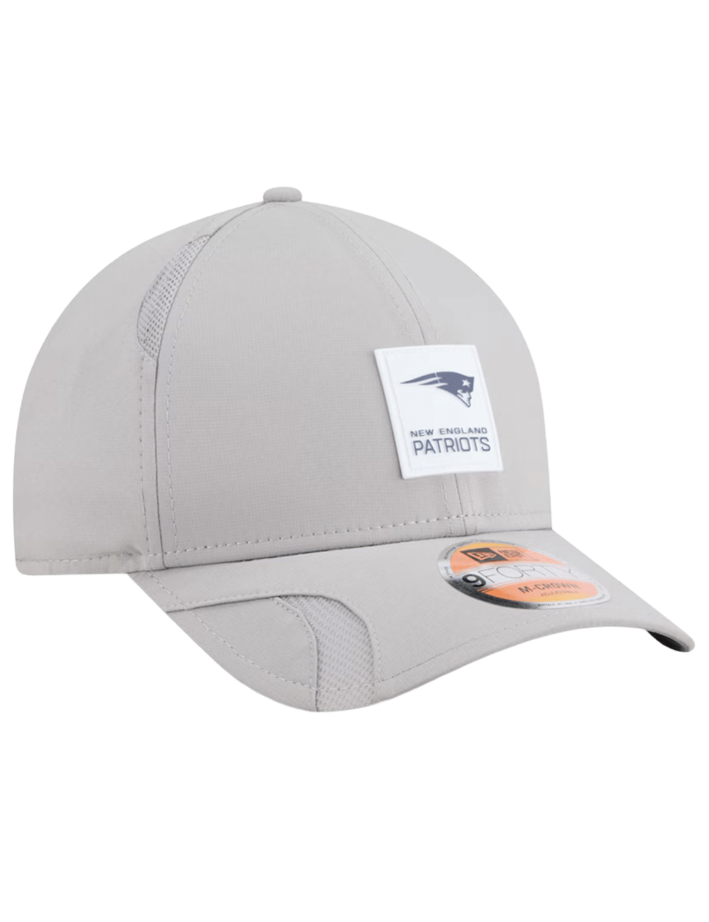 New England Patriots New Era NFL 25 Sideline 9FORTY M-Crown Snapback Hat - Grey