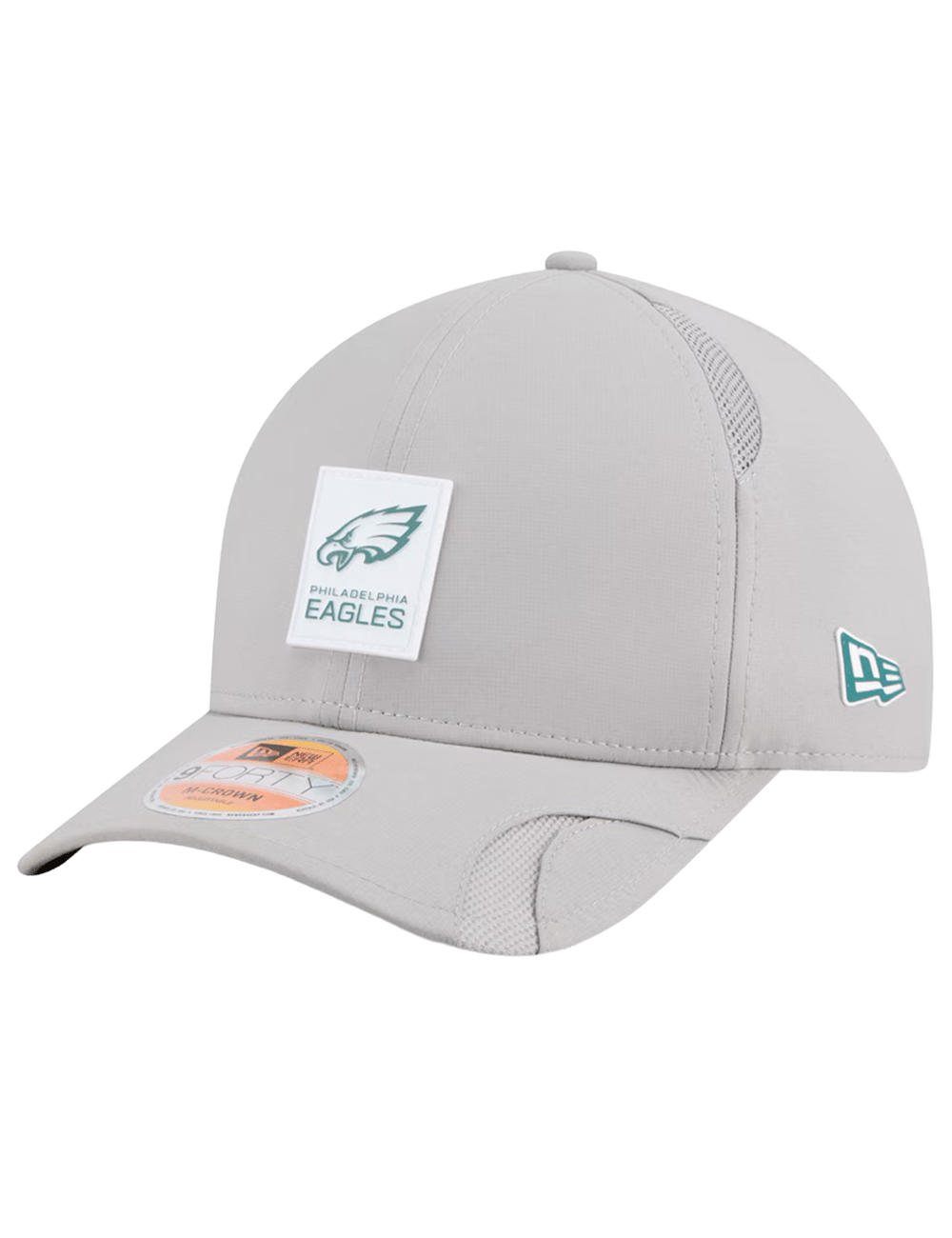 Philadelphia Eagles New Era NFL 25 Sideline 9FORTY M-Crown Snapback Hat - Grey