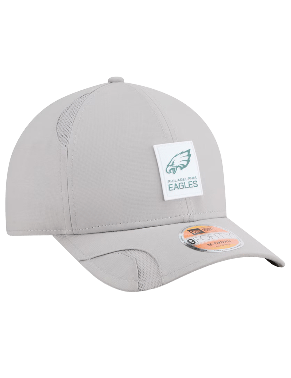 Philadelphia Eagles New Era NFL 25 Sideline 9FORTY M-Crown Snapback Hat - Grey