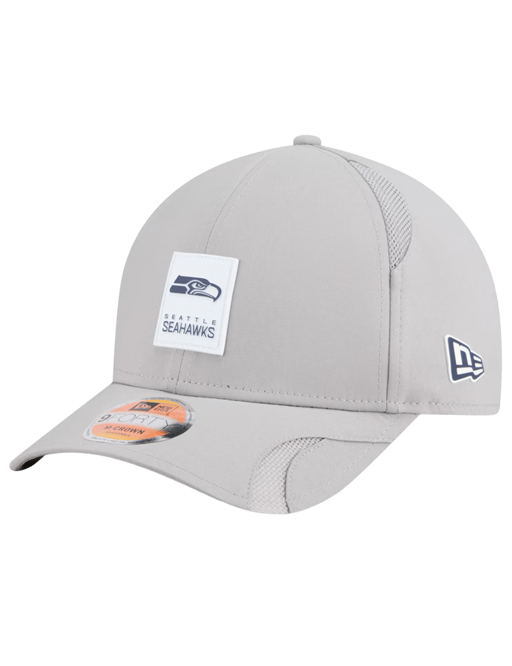 Seattle Seahawks New Era NFL 25 Sideline 9FORTY M-Crown Snapback Hat - Grey