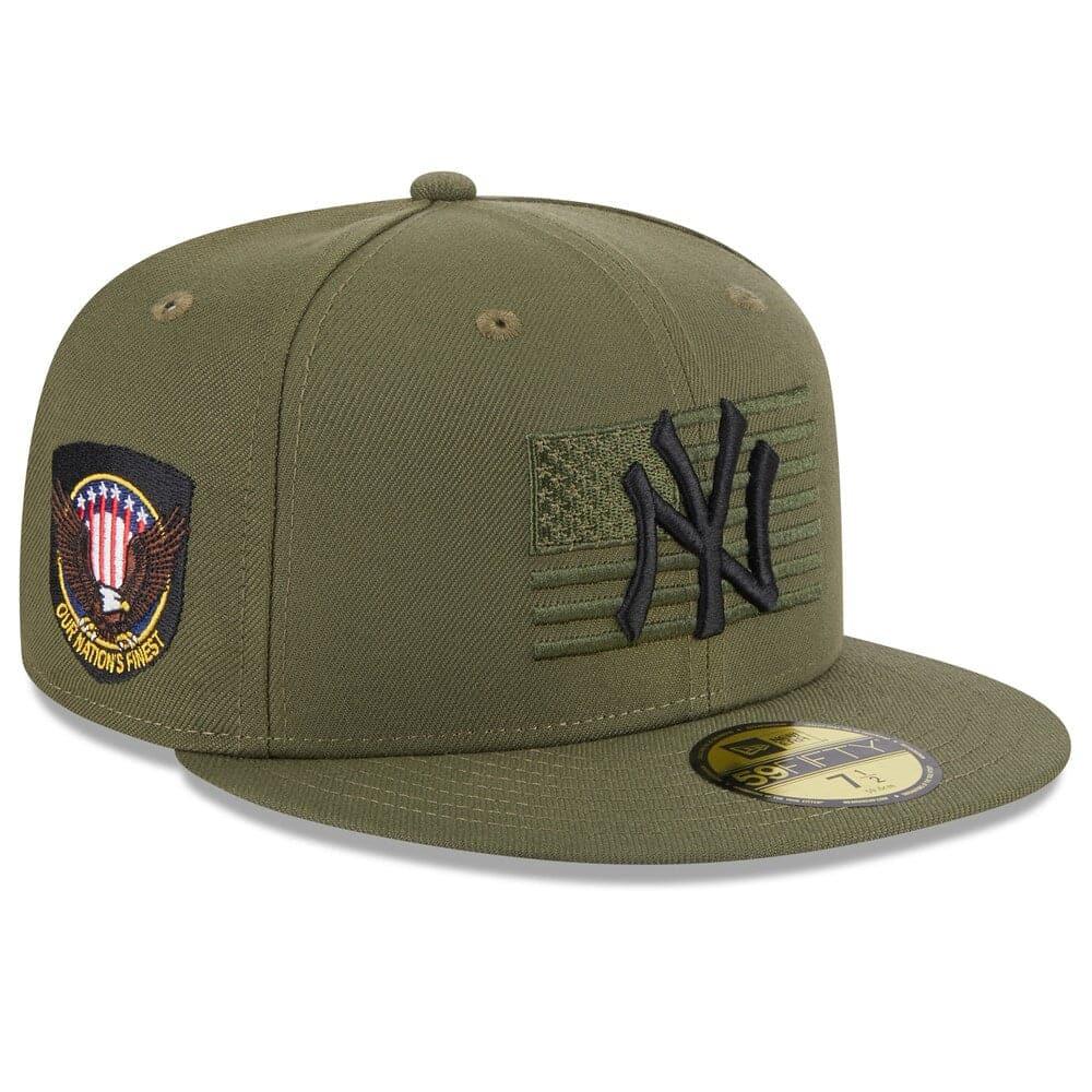 New York Yankees New Era MLB 2023 Armed Forces 59FIFTY Fitted Hat - Army