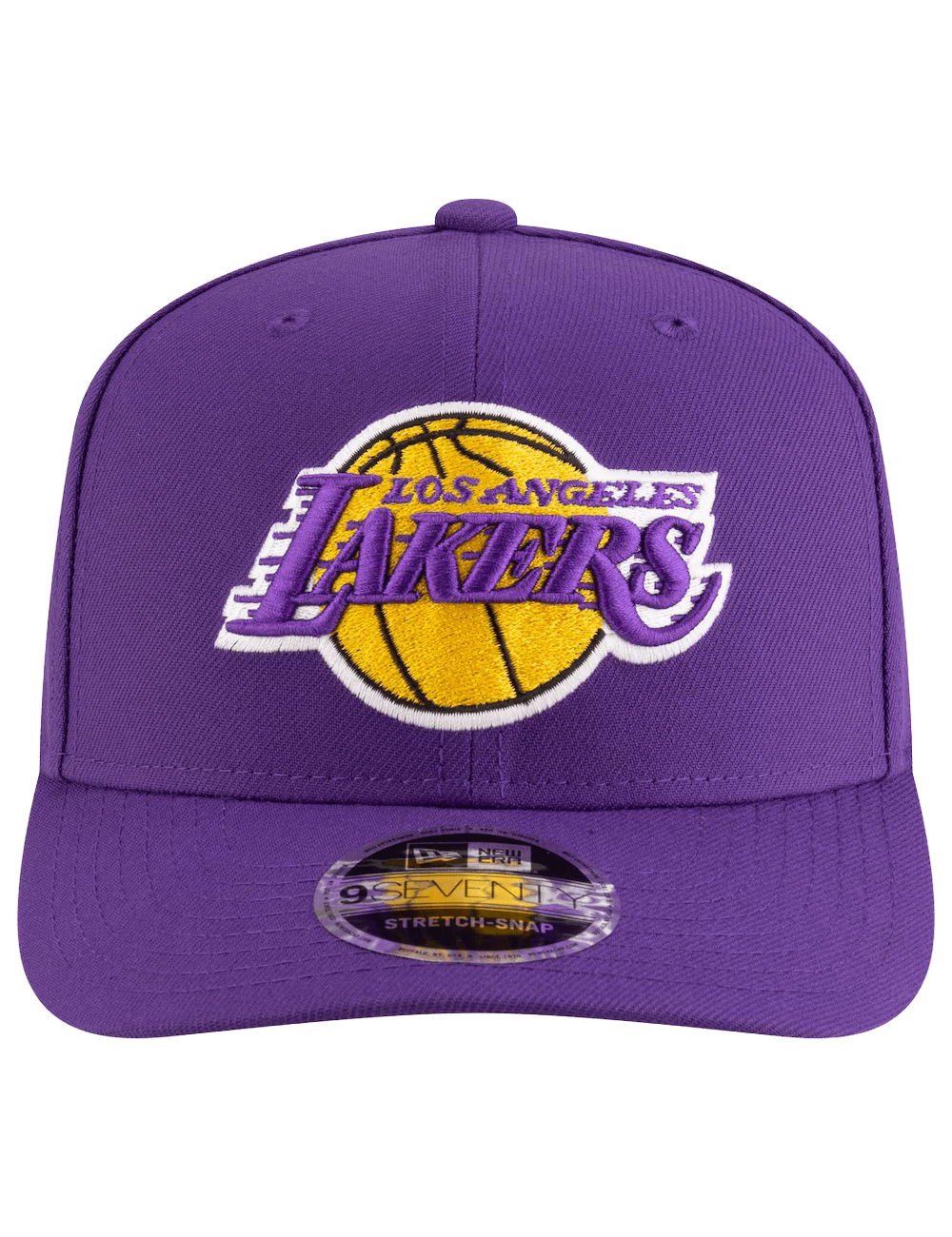 Los Angeles Lakers New Era NBA Team 9SEVENTY Stretch-Snapback Hat - Purple