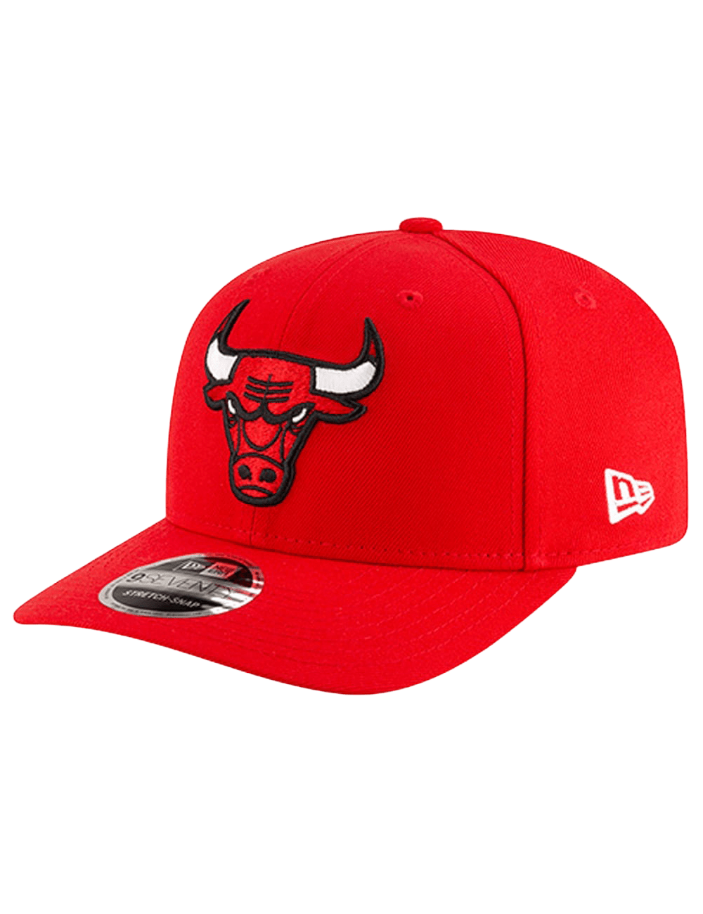 Chicago Bulls New Era NBA Team 9SEVENTY Stretch-Snapback Hat - Red