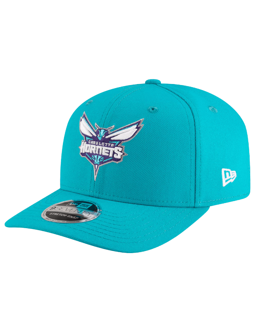 Charlotte Hornets New Era NBA Team 9SEVENTY Stretch-Snapback Hat - Aqua
