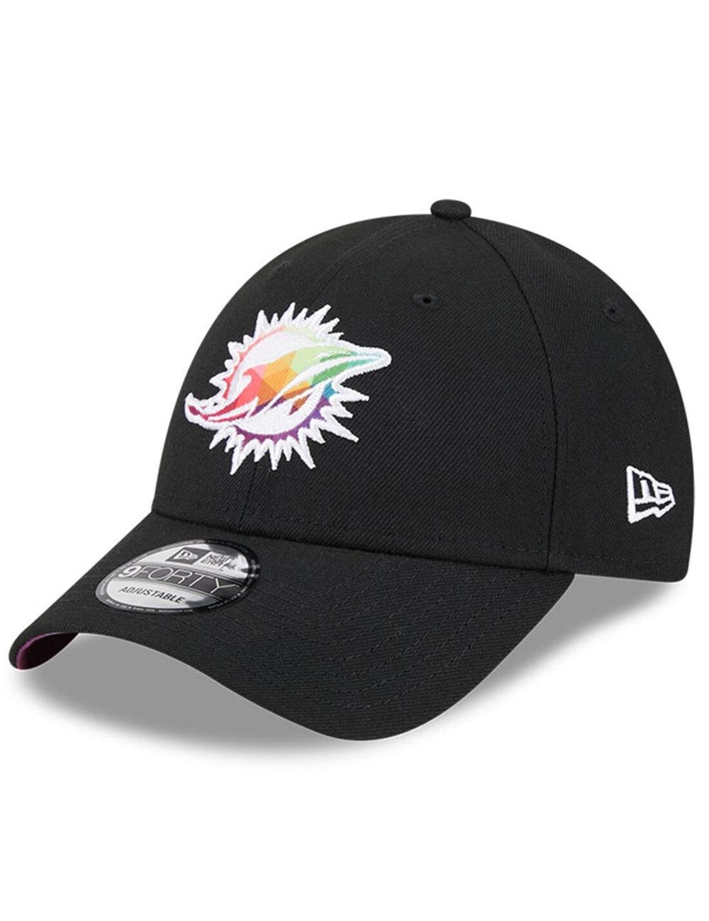 New Era Caps Miami Dolphins New Era NFL 23 Crucial Catch 9FORTY Snapback Hat - Black